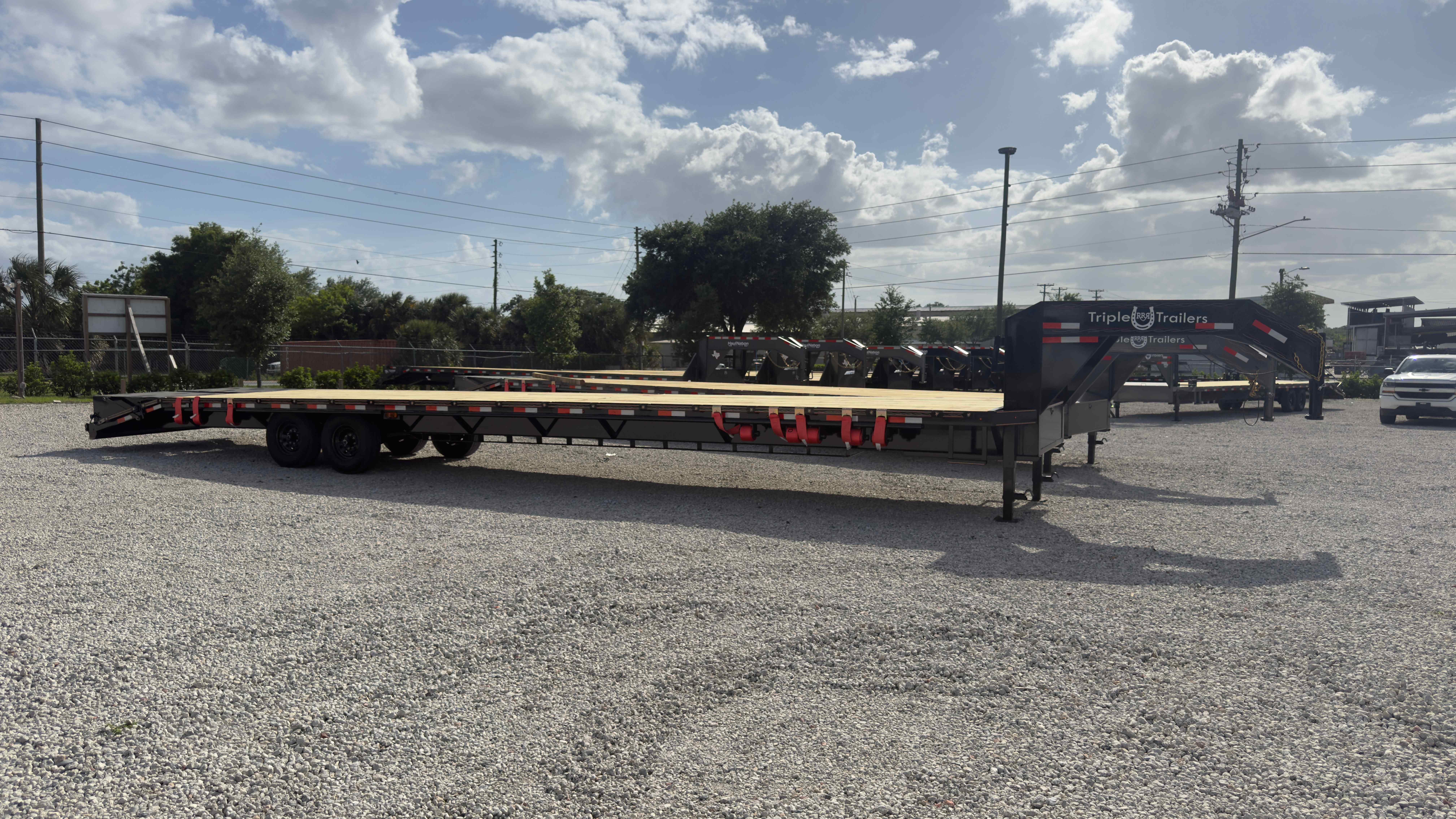 New 8.5×40 Triple R Trailers Flatbed Trailer