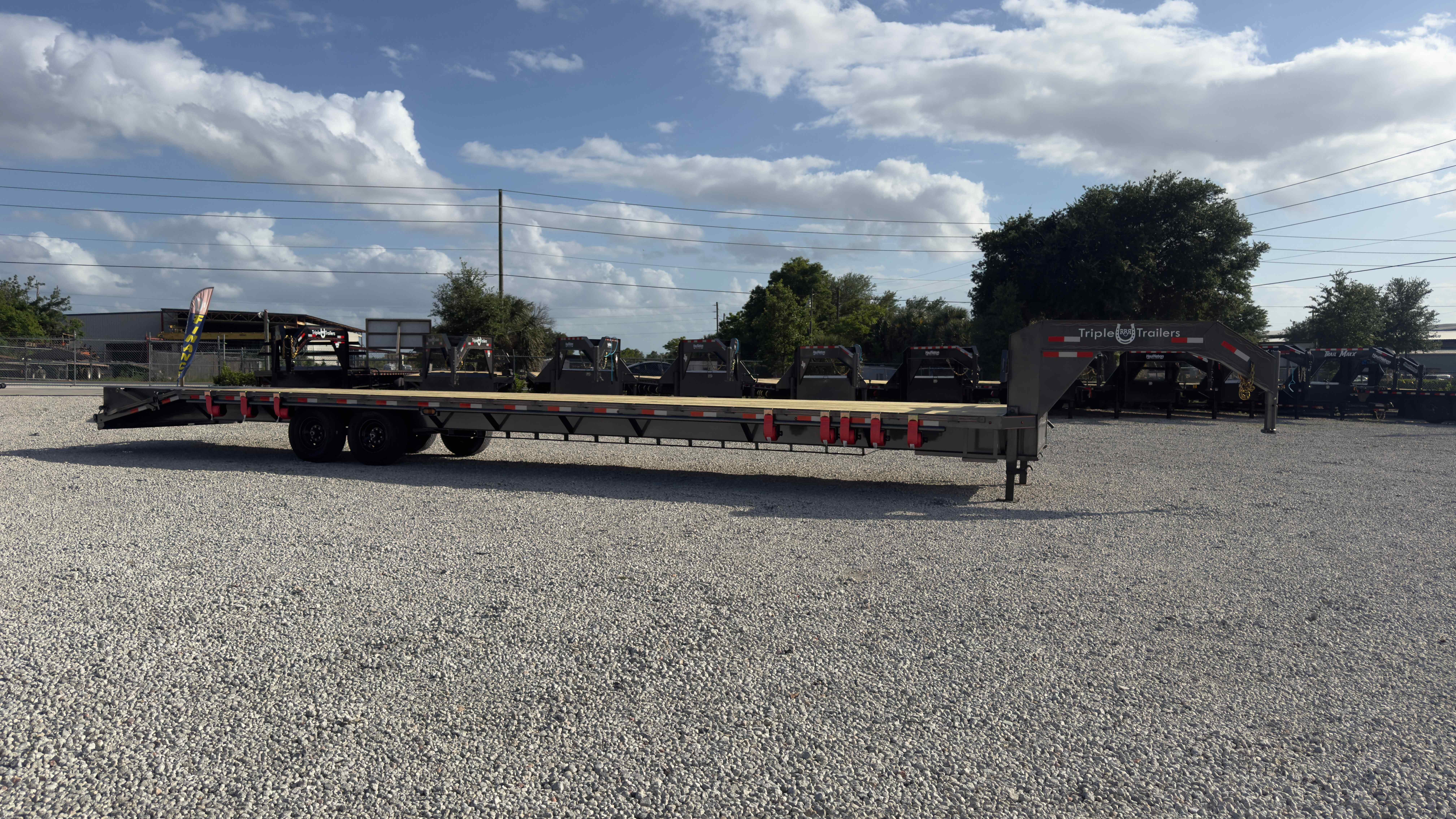 New 8.5×40 Triple R Trailers Flatbed Trailer