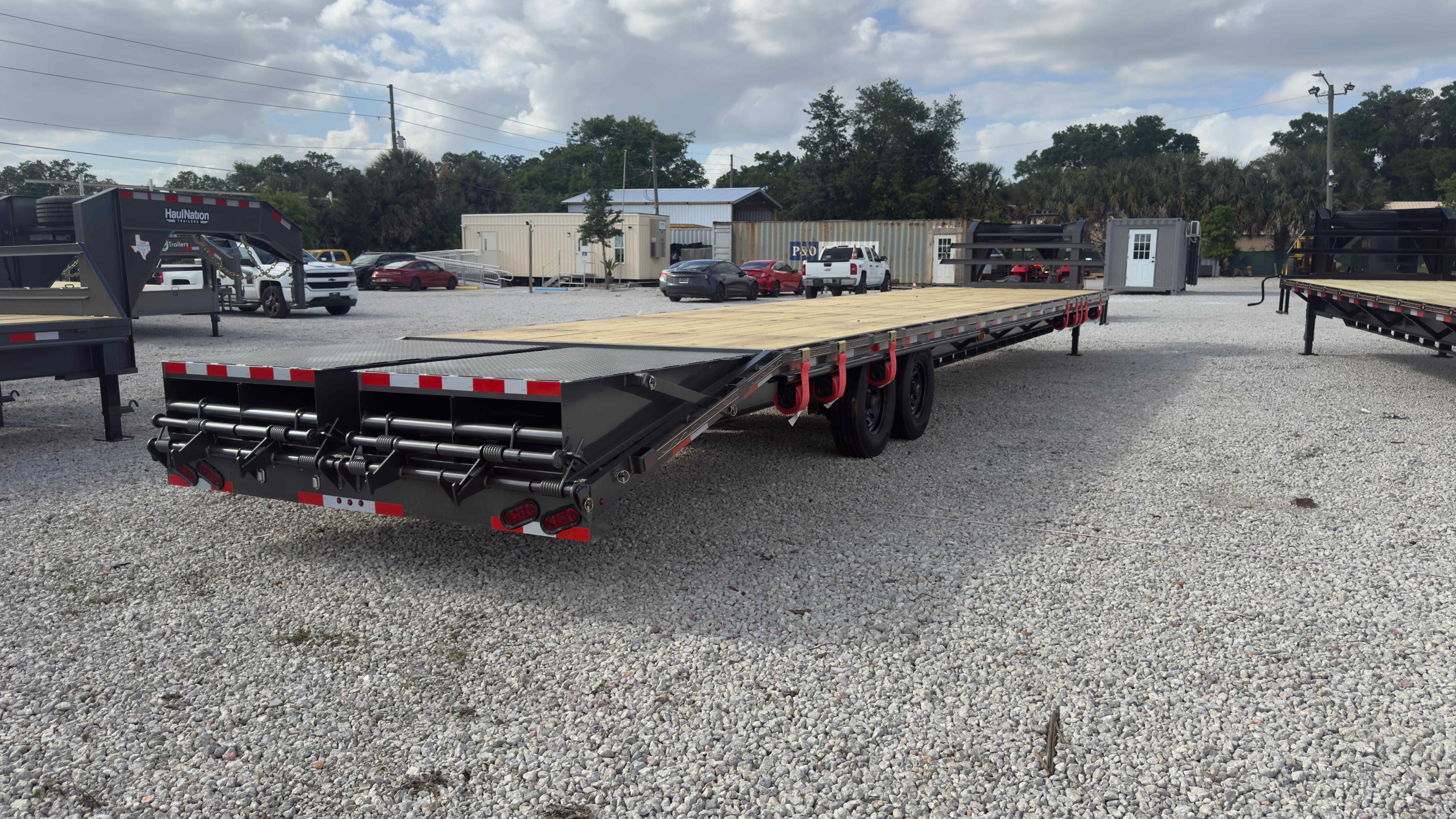 New 8.5×40 Triple R Trailers Flatbed Trailer