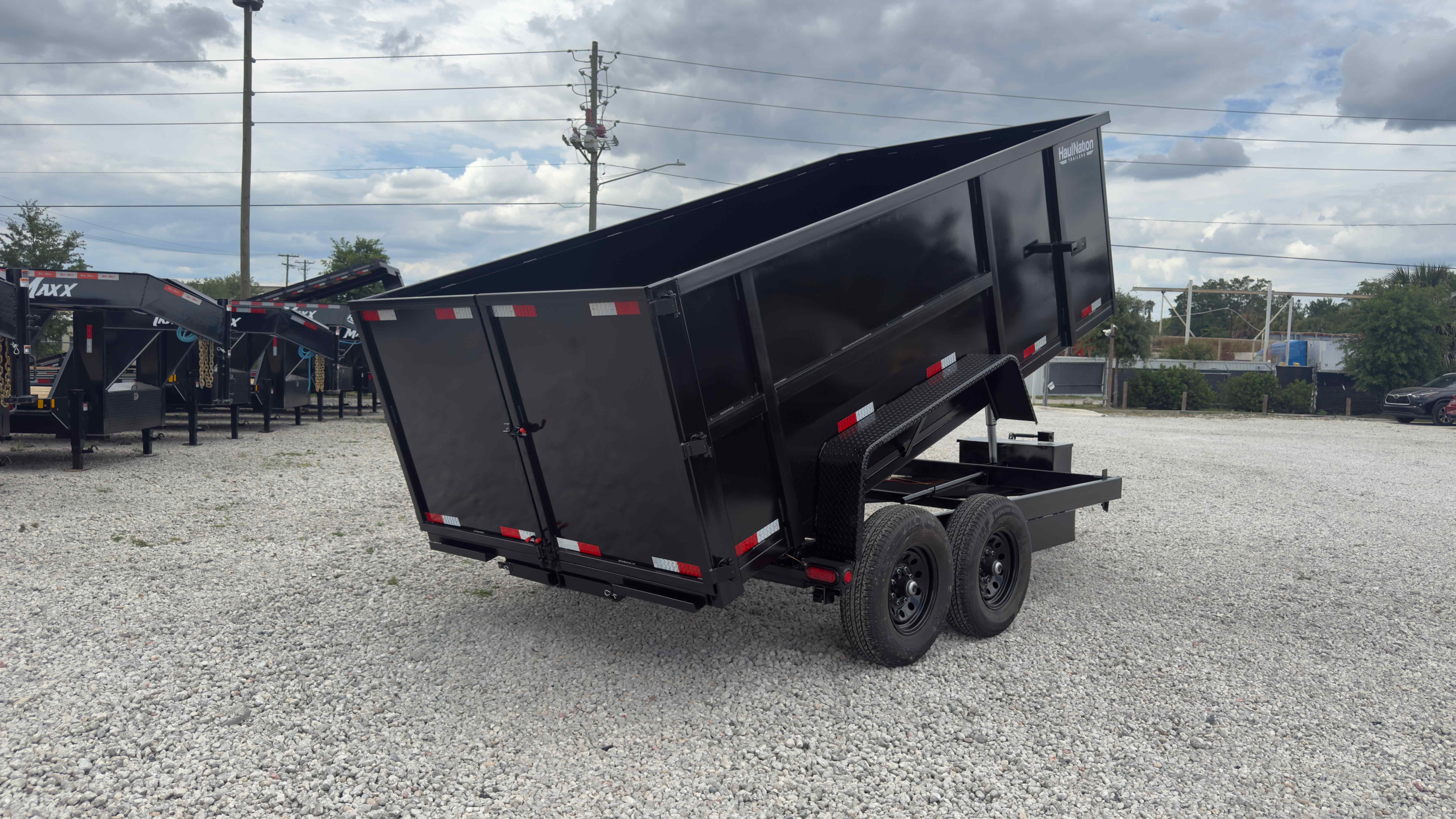 New 7×14 TAYLOR TRAILERS Dump Trailer