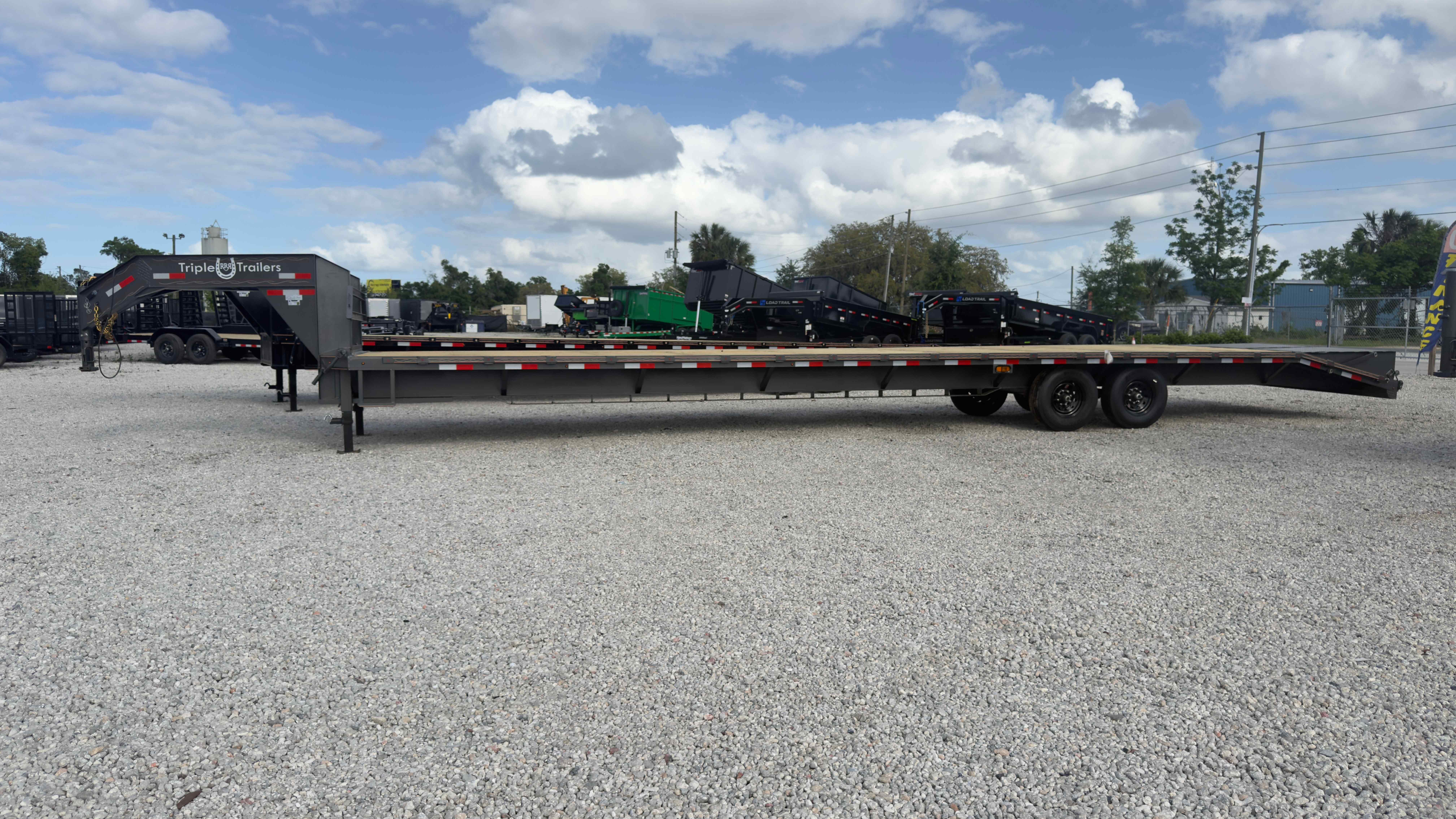 New 8.5×40 Triple R Trailers Flatbed Trailer