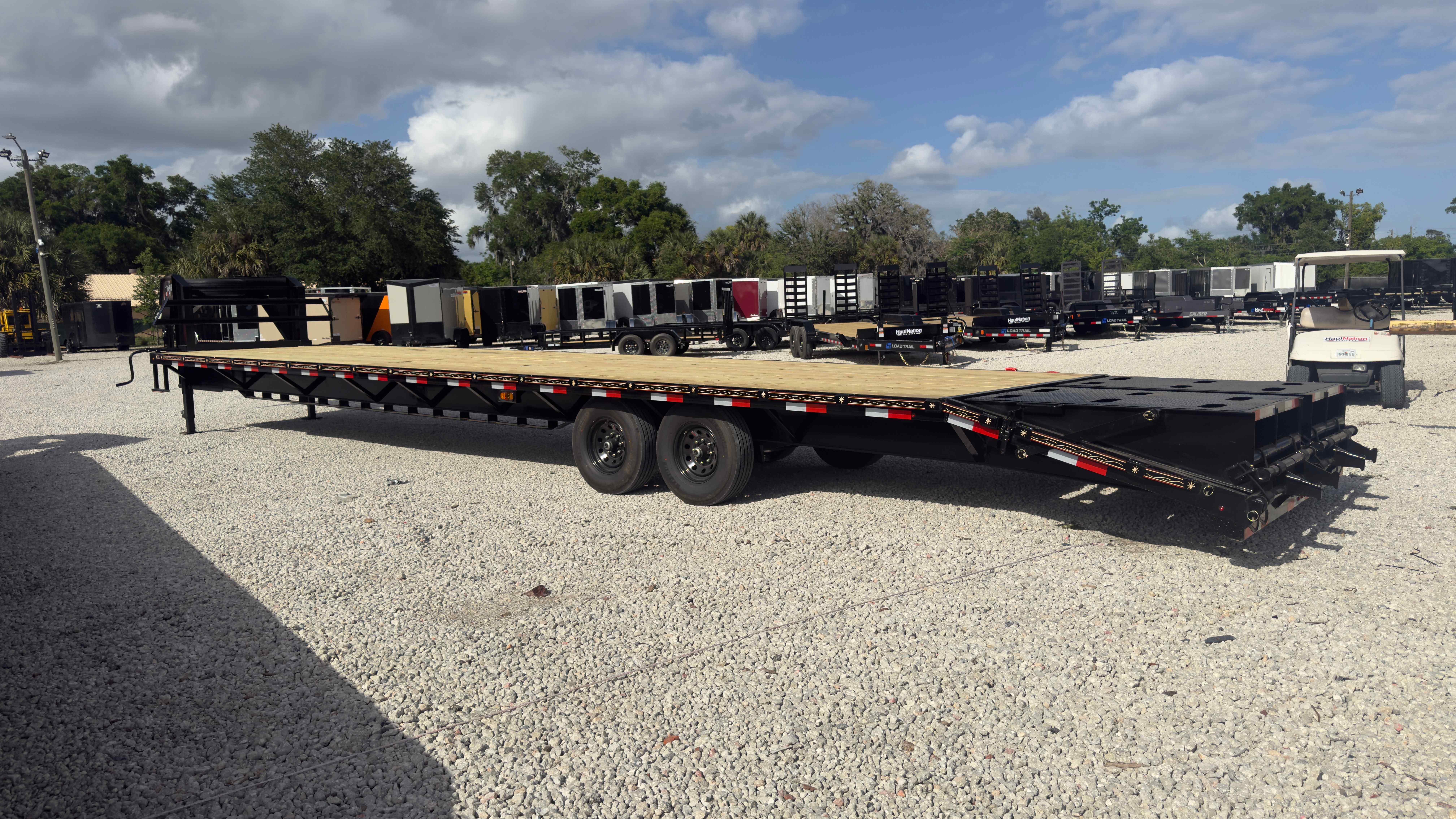 New 8.5×40 Triple R Trailers Flatbed Trailer