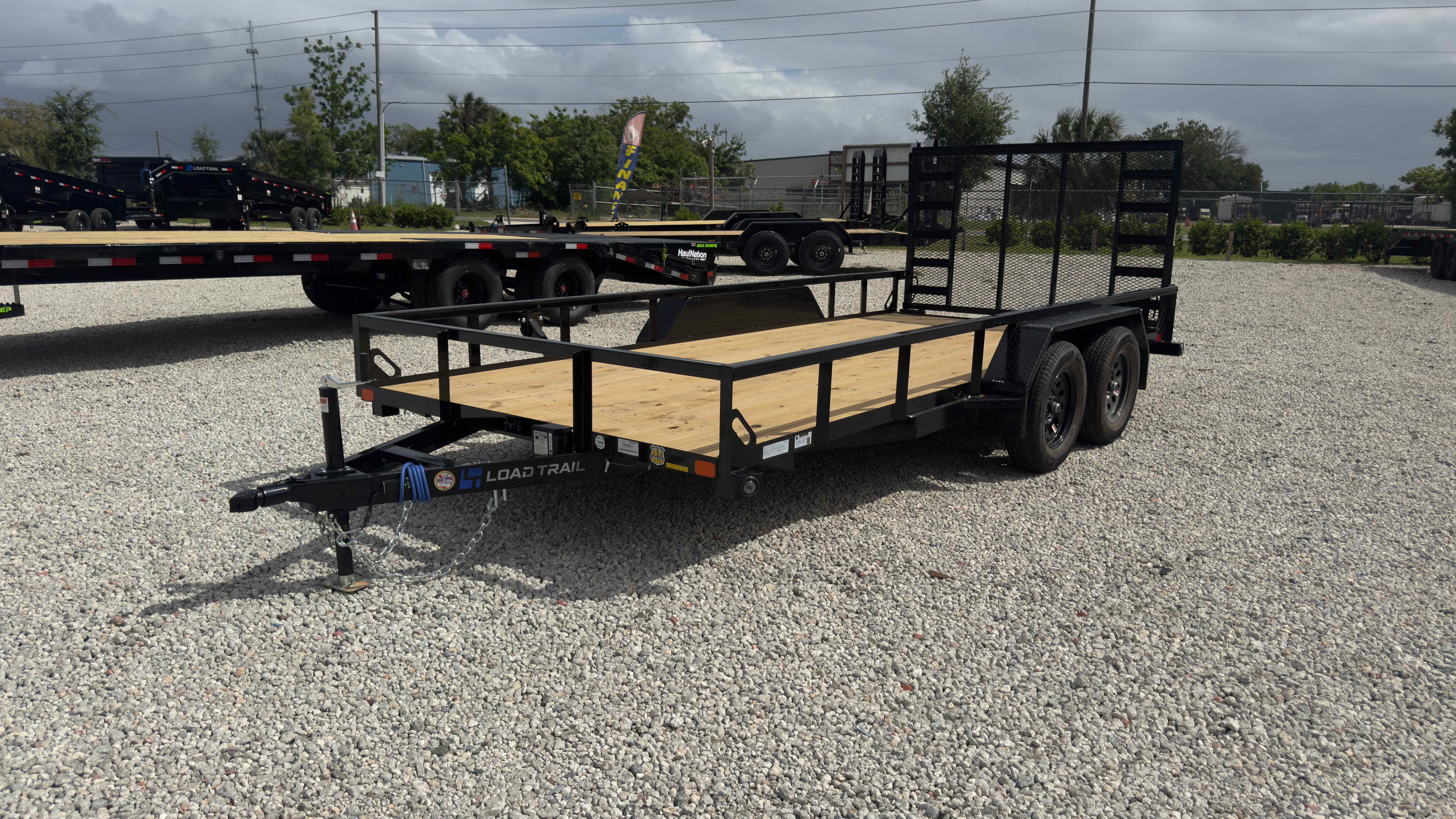 New 7×16 LOAD TRAIL Utility Trailer