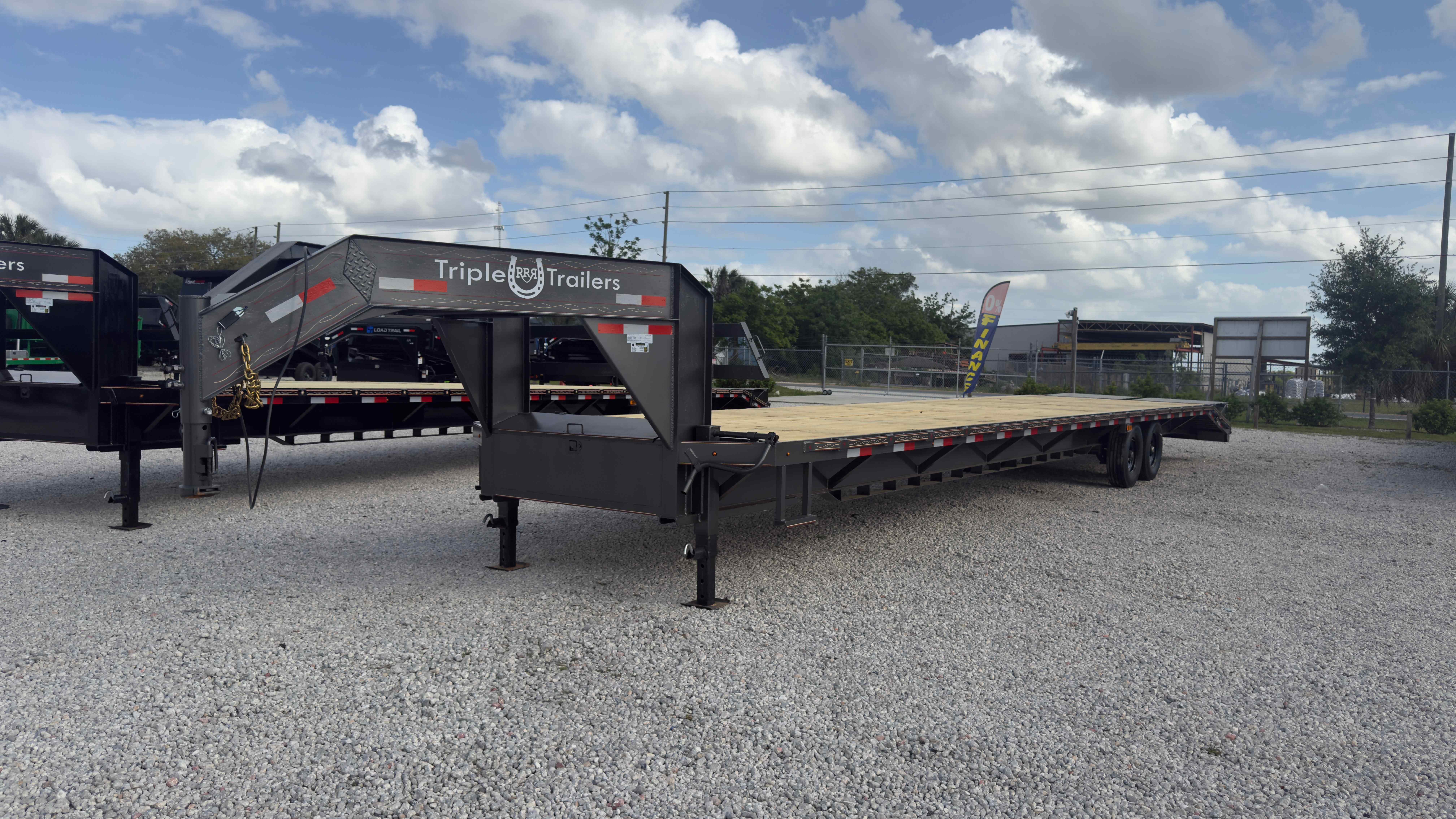 New 8.5×40 Triple R Trailers Flatbed Trailer