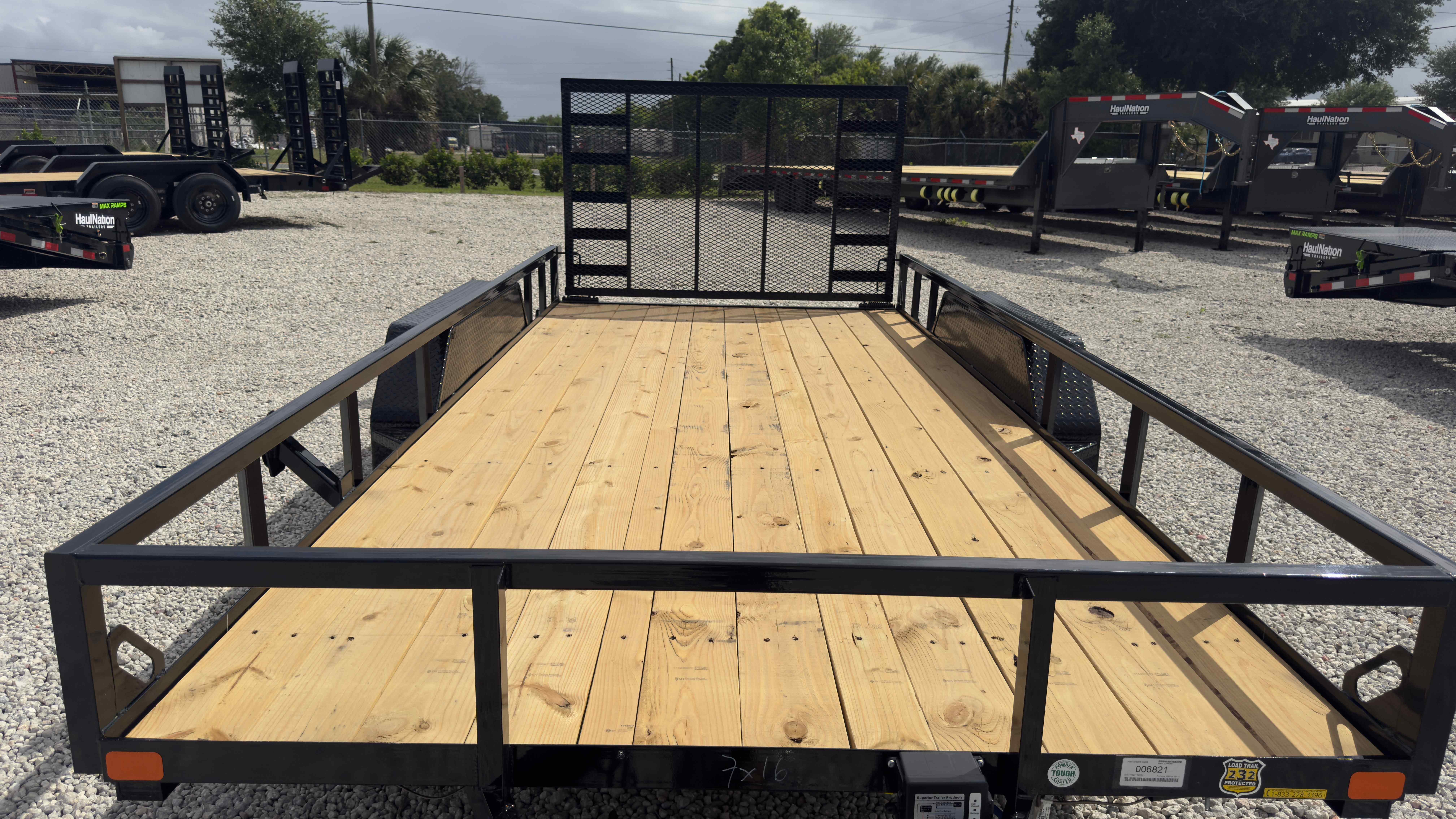 New 7×16 LOAD TRAIL Utility Trailer