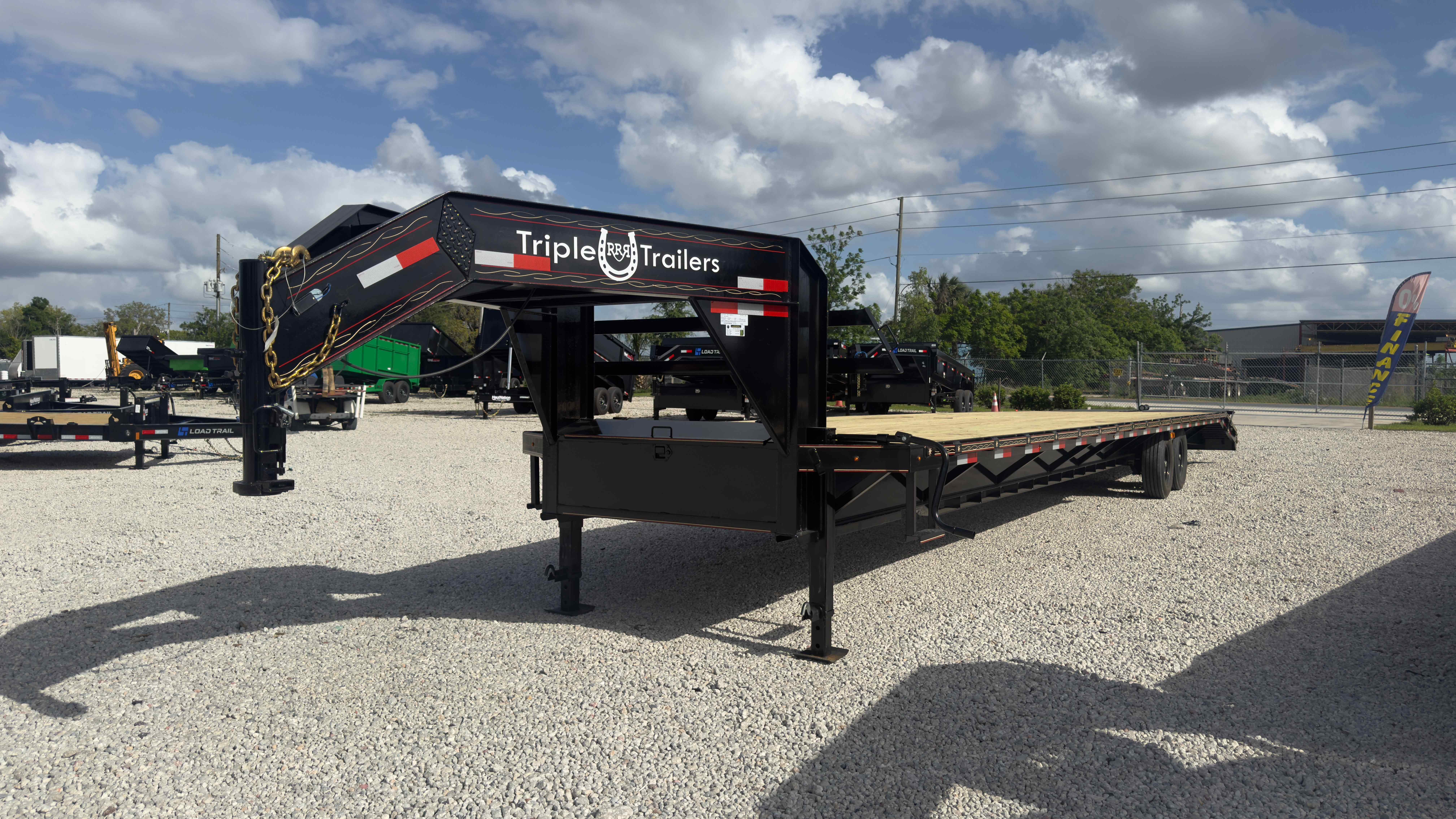 New 8.5×40 Triple R Trailers Flatbed Trailer