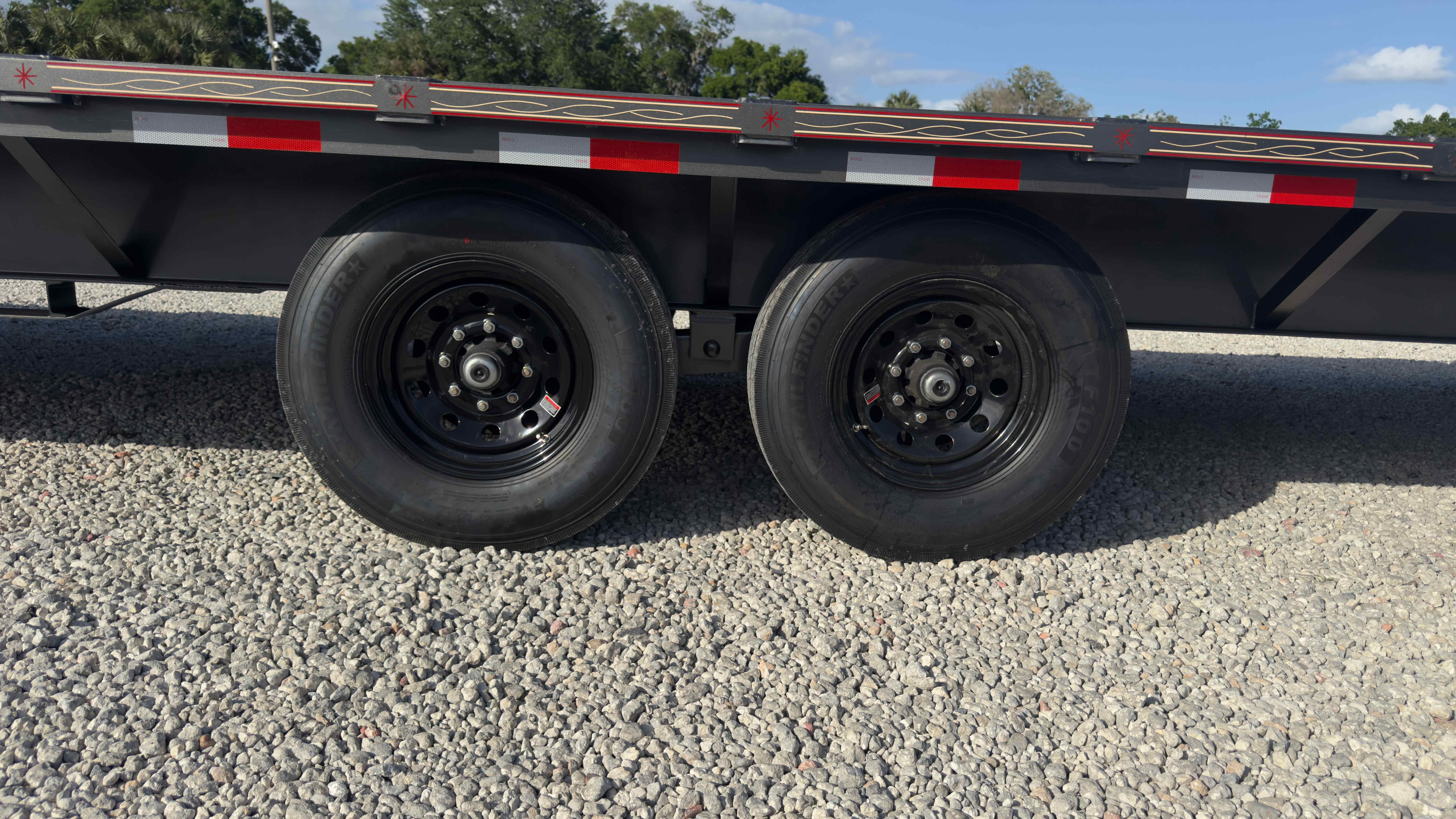 New 8.5×40 Triple R Trailers Flatbed Trailer