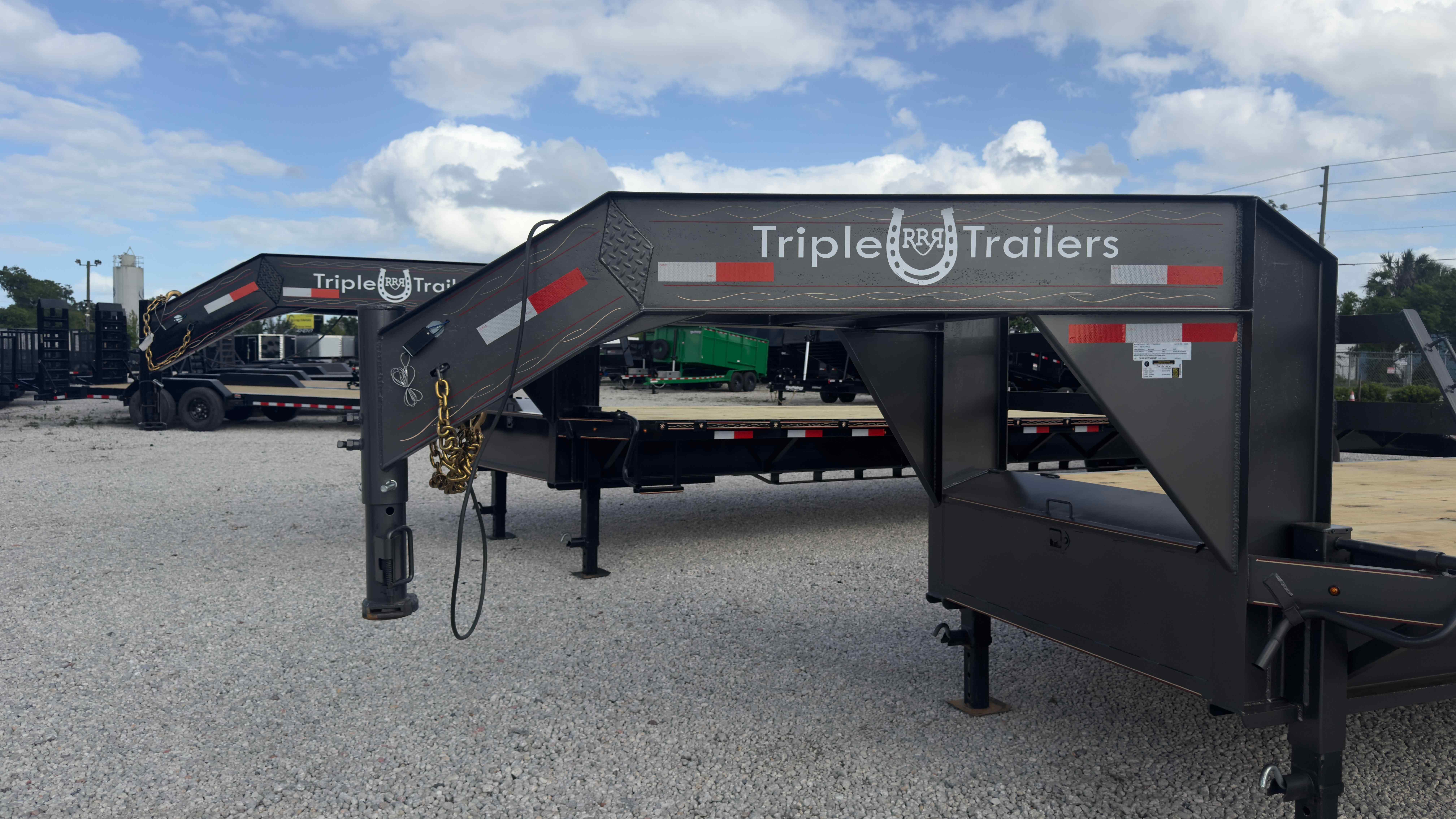 New 8.5×40 Triple R Trailers Flatbed Trailer