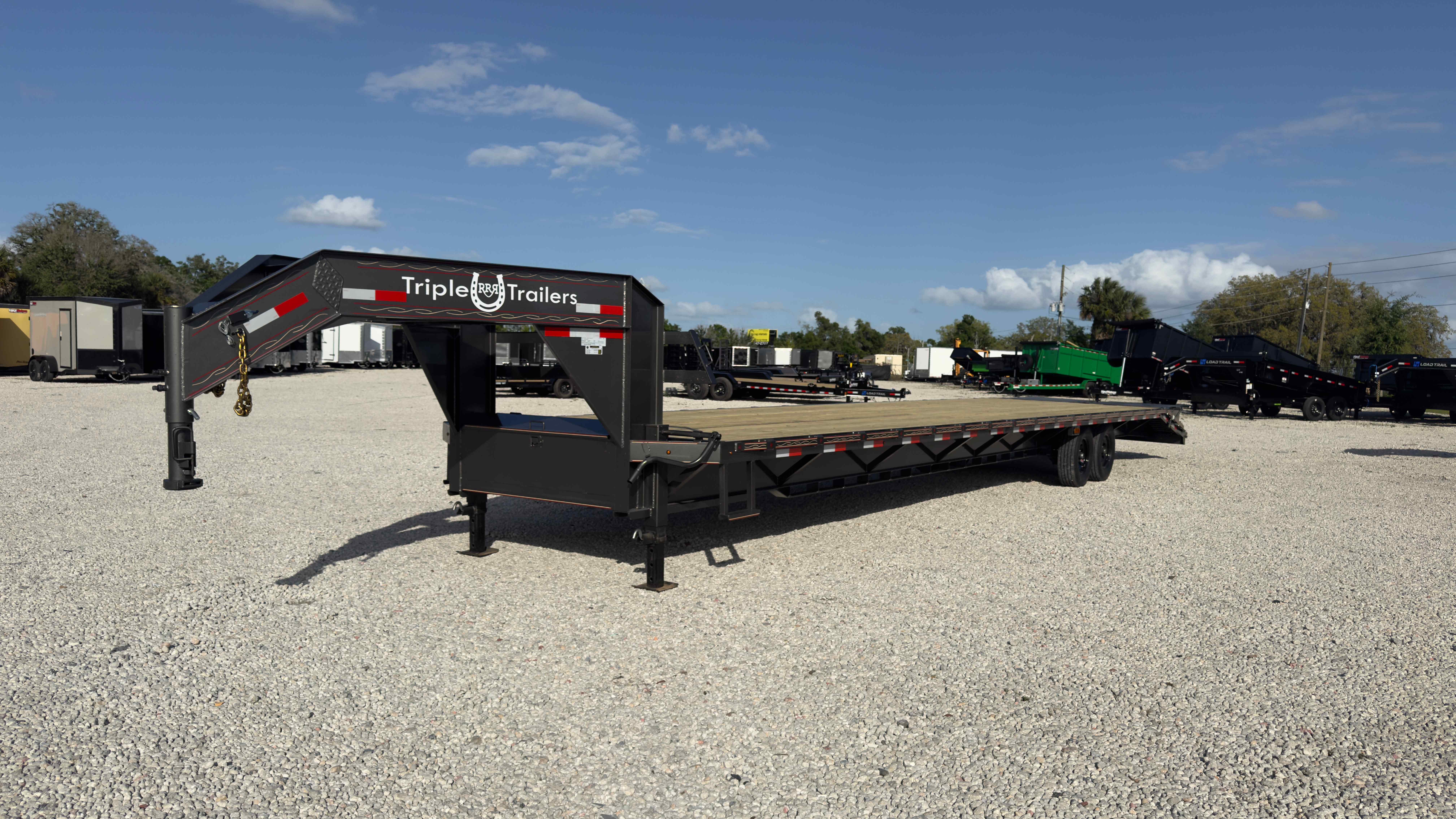 New 8.5×40 Triple R Trailers Flatbed Trailer