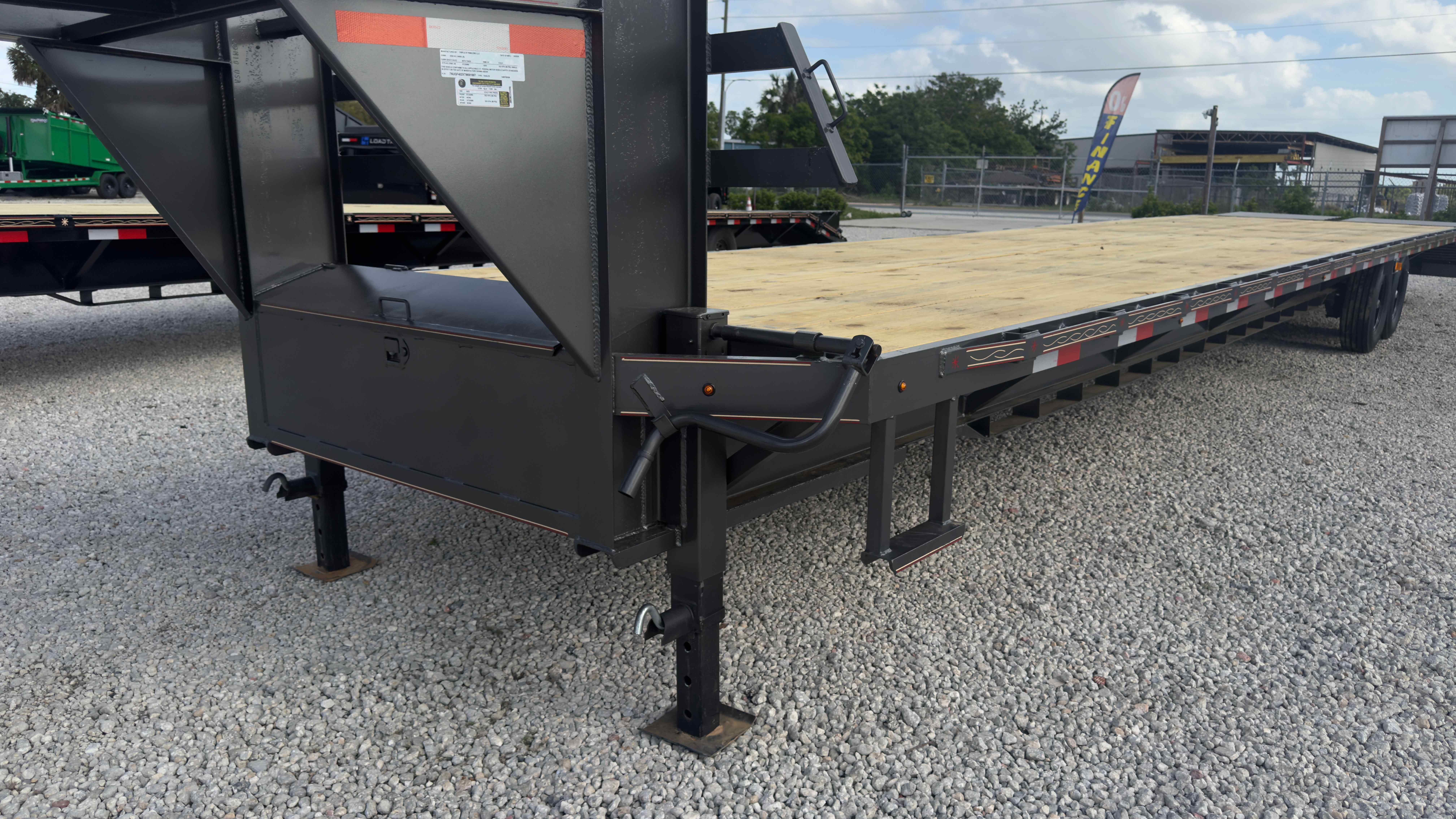 New 8.5×40 Triple R Trailers Flatbed Trailer