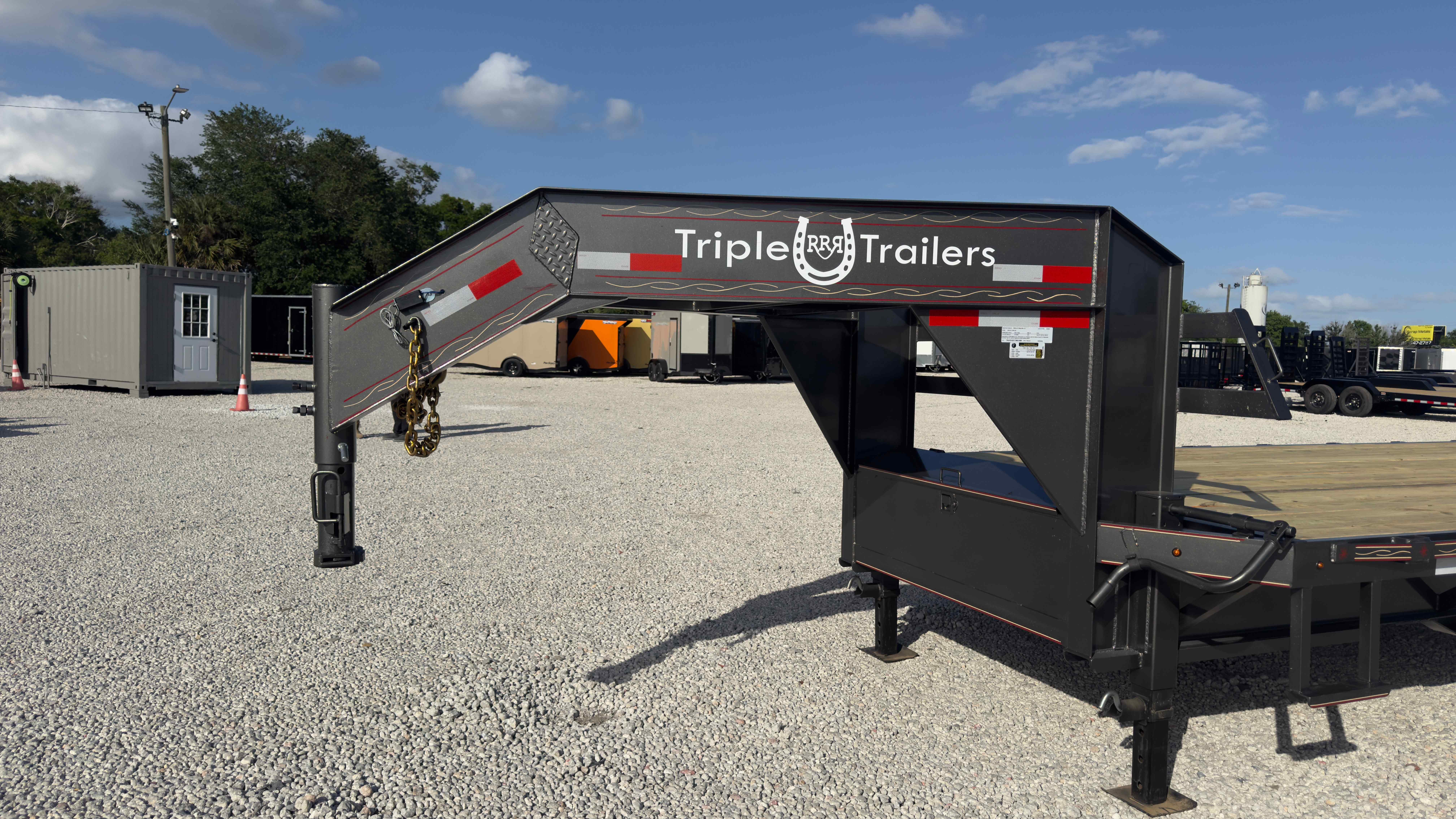 New 8.5×40 Triple R Trailers Flatbed Trailer