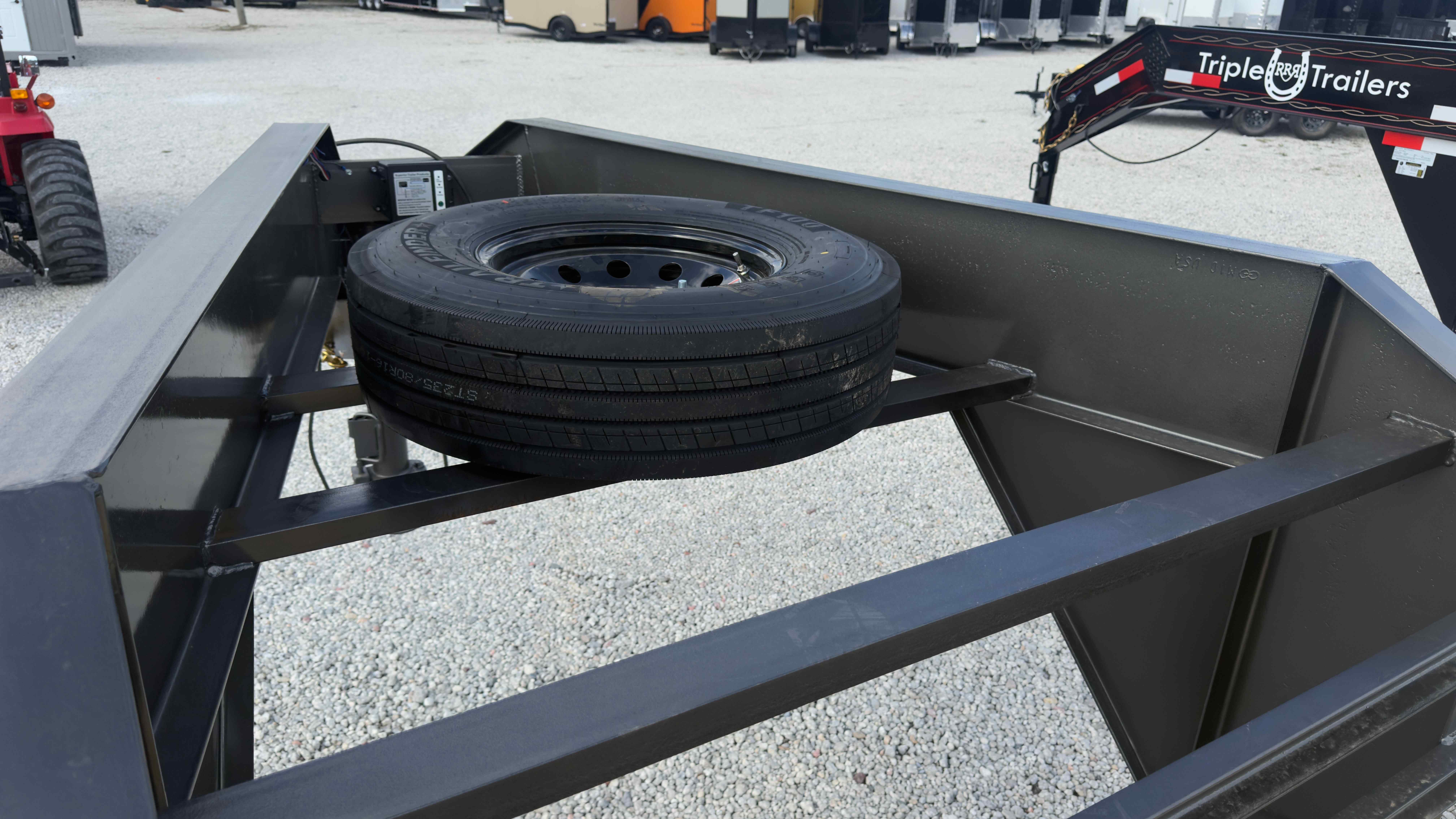 New 8.5×40 Triple R Trailers Flatbed Trailer