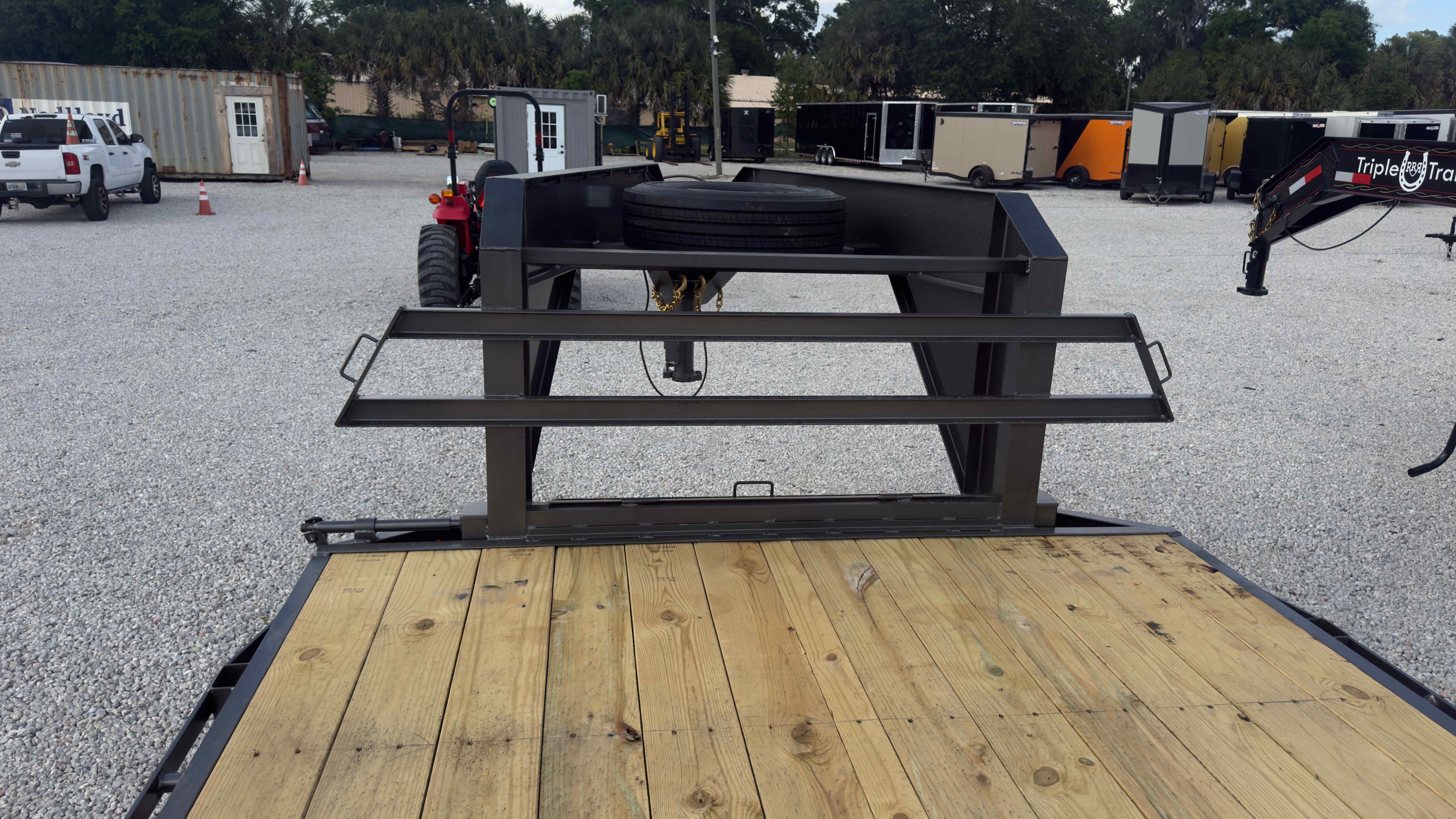 New 8.5×40 Triple R Trailers Flatbed Trailer