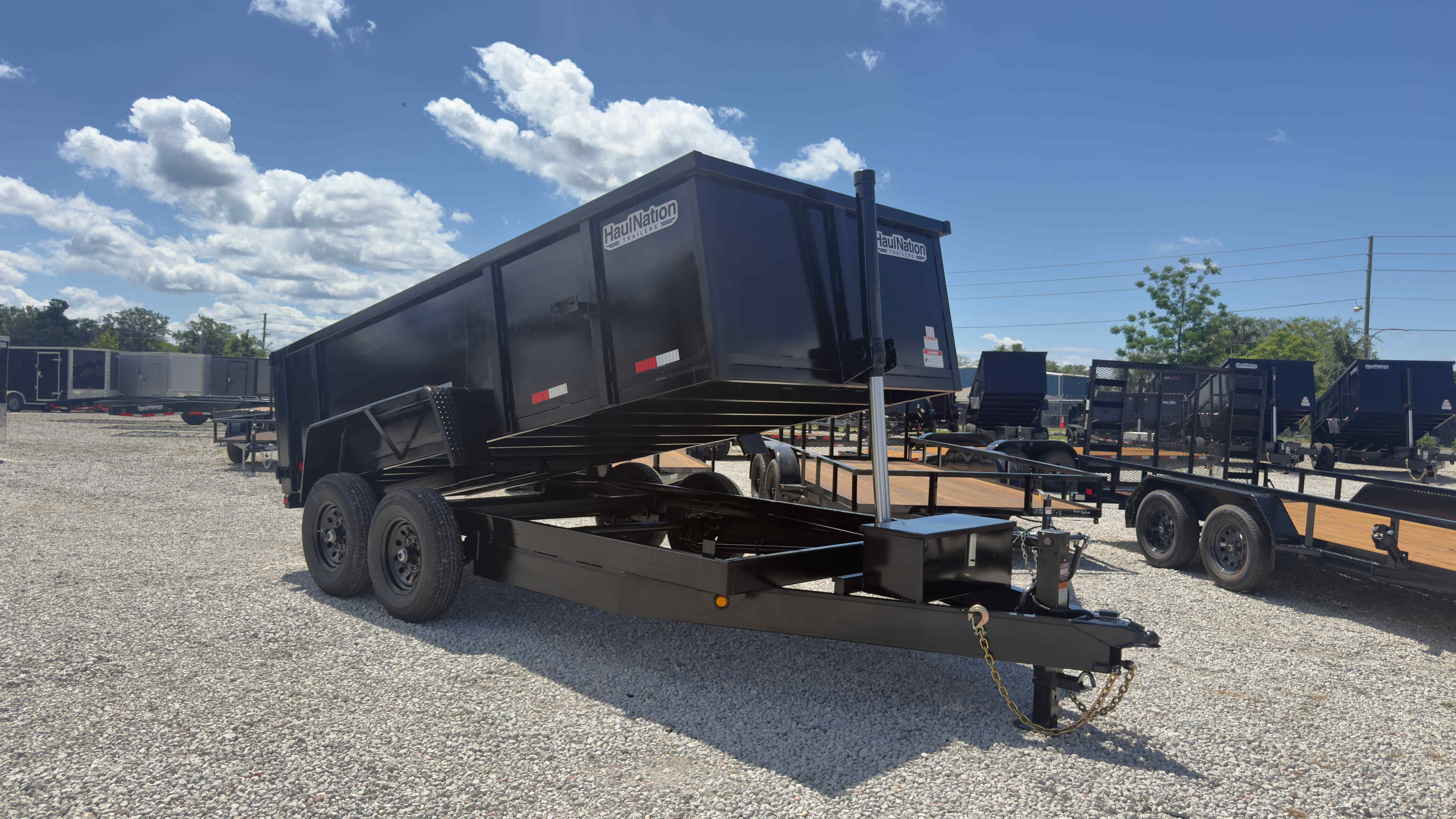 New 7×14 TAYLOR TRAILERS Dump Trailer