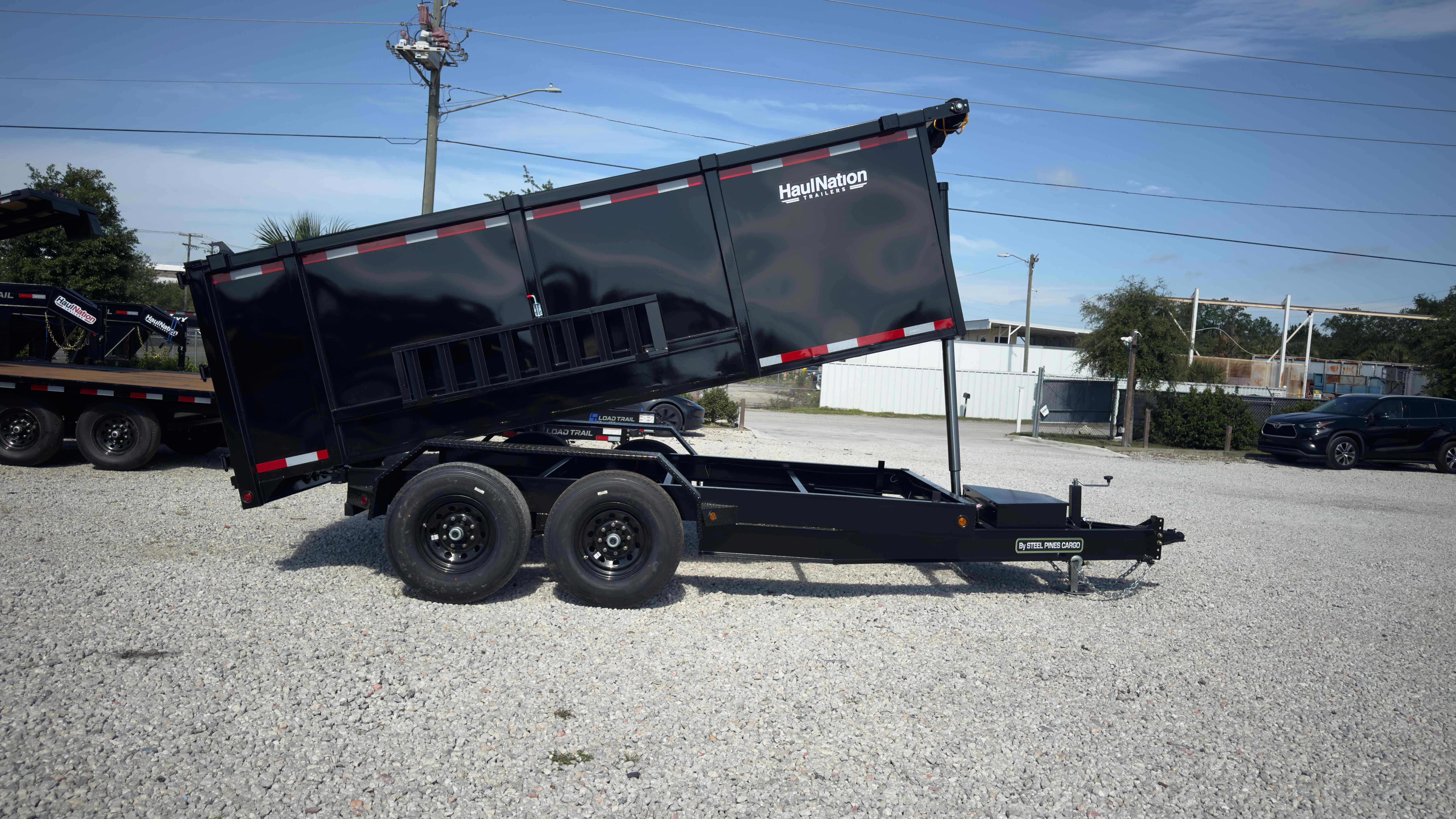 New 7×14 Steel Pines Cargo, LLC Dump Trailer