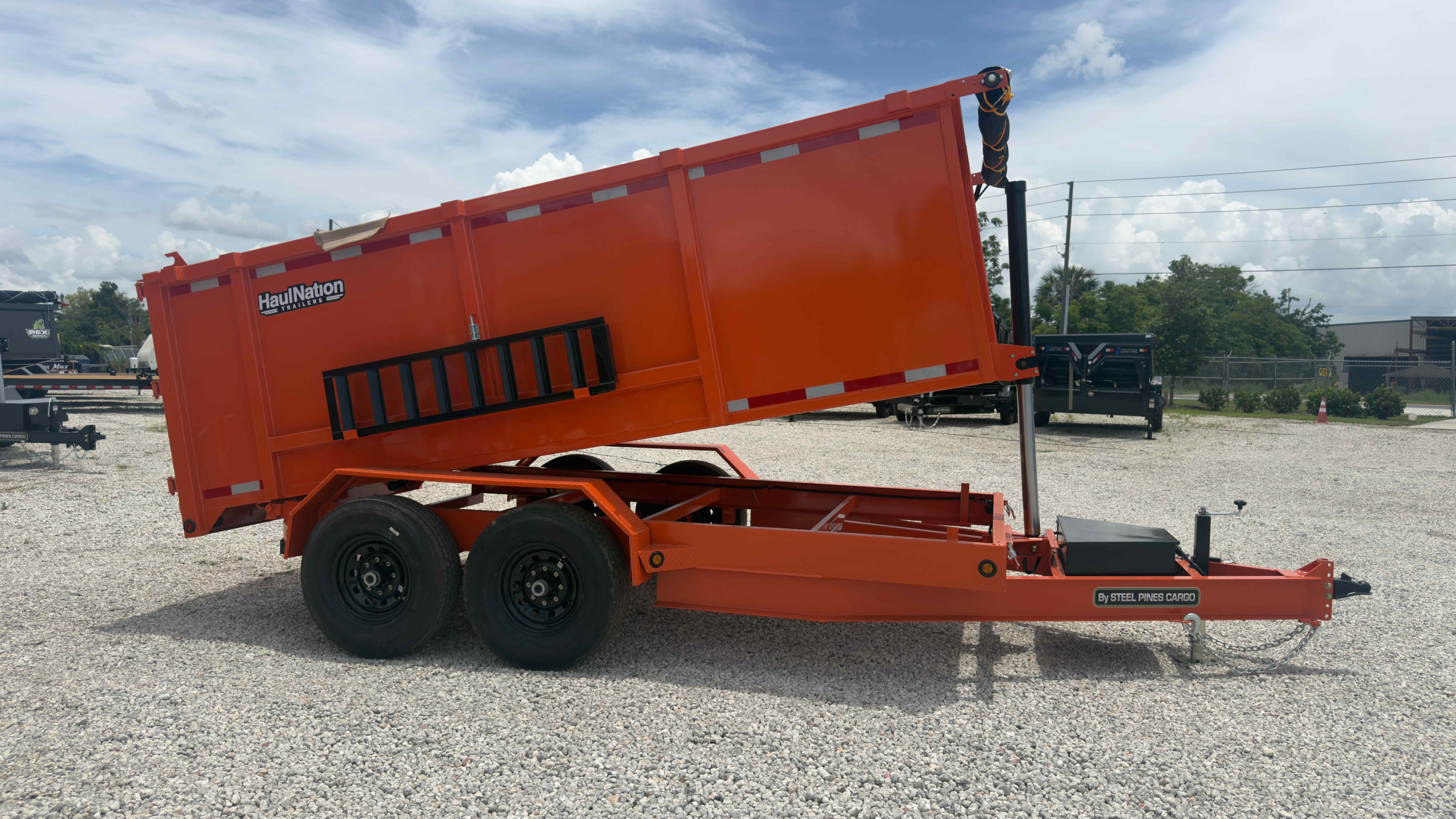 New 7×14 Steel Pines Cargo, LLC Dump Trailer