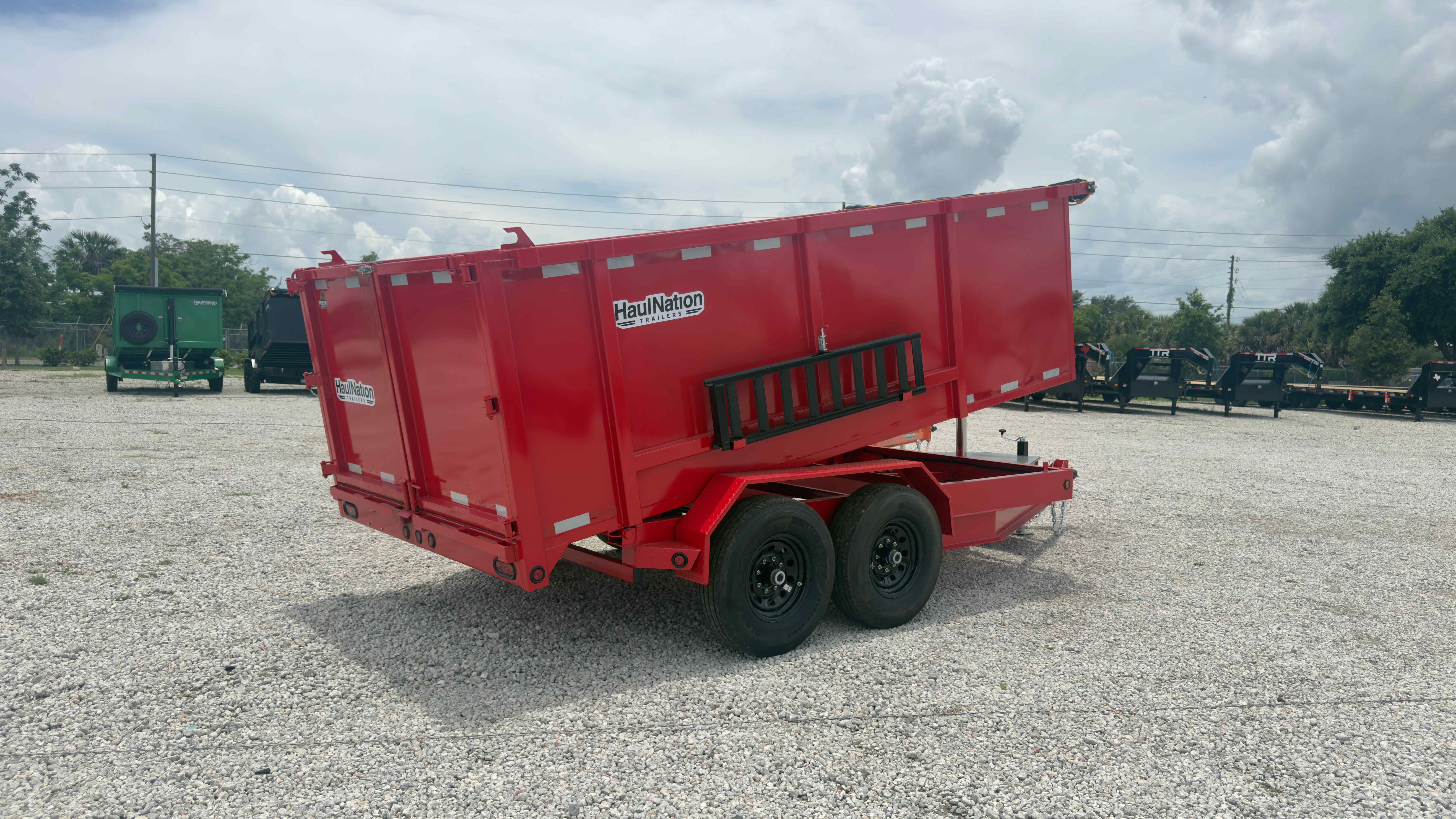 New 7×14 Steel Pines Cargo, LLC Dump Trailer