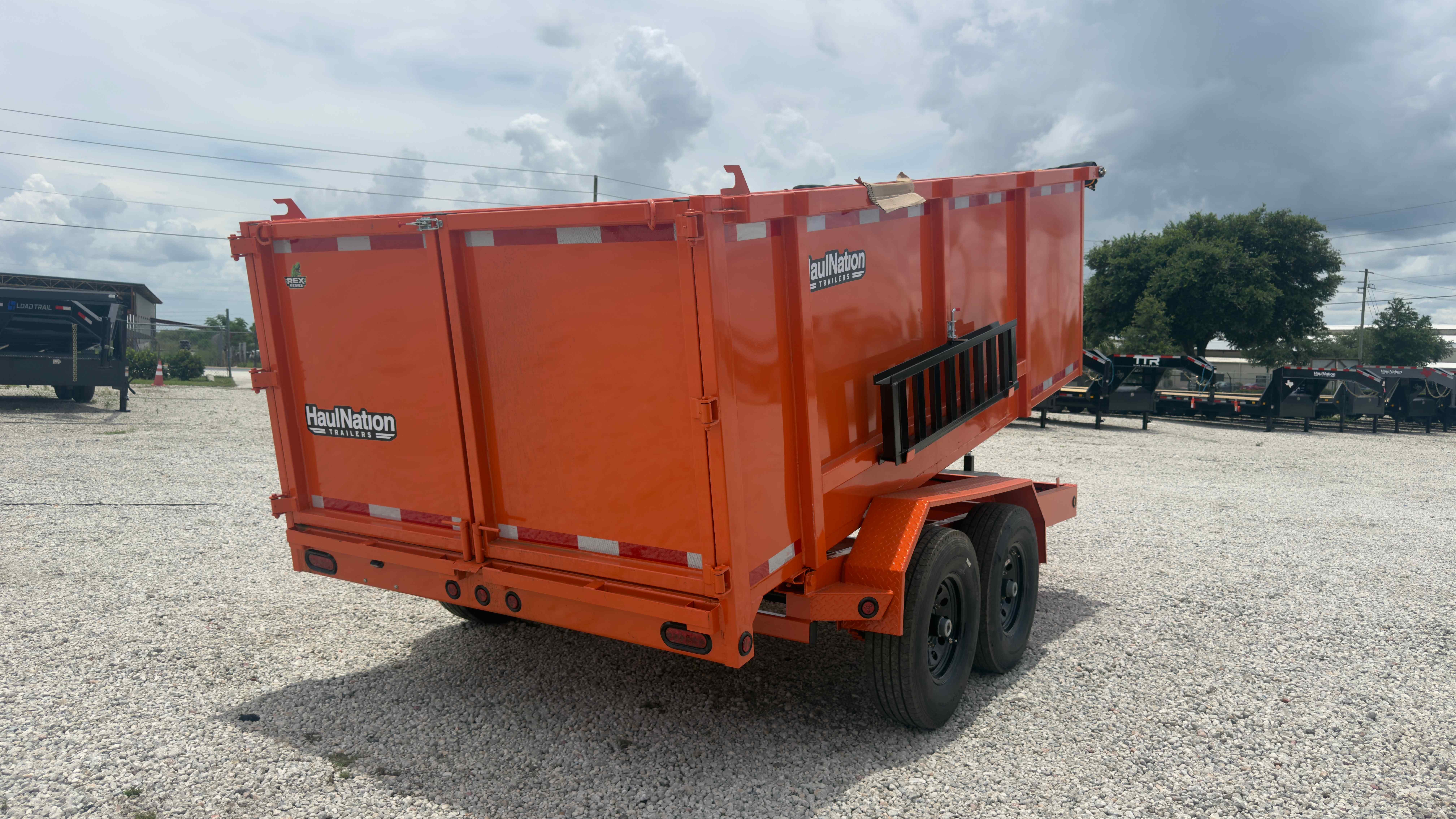 New 7×14 Steel Pines Cargo, LLC Dump Trailer