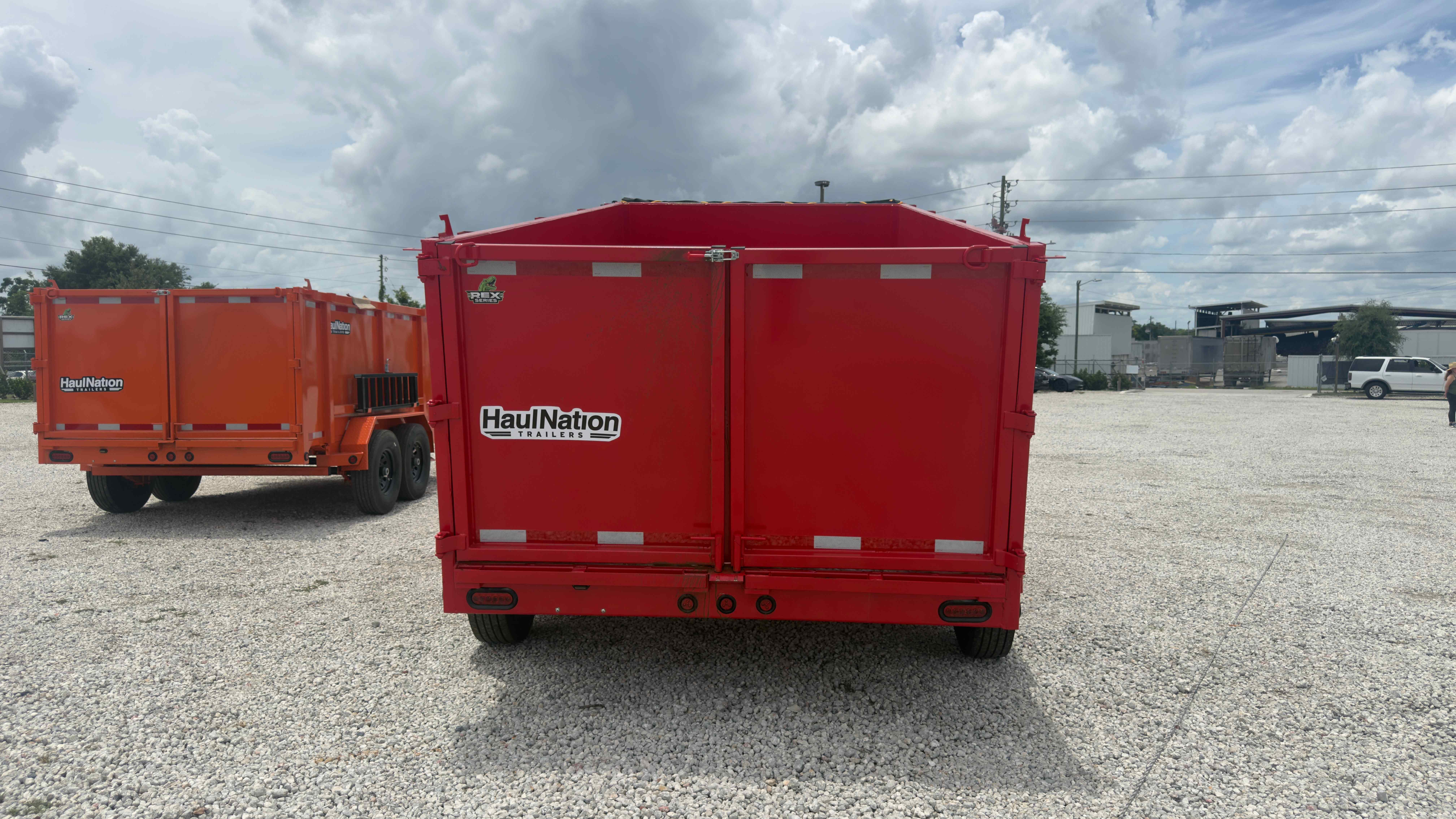New 7×14 Steel Pines Cargo, LLC Dump Trailer