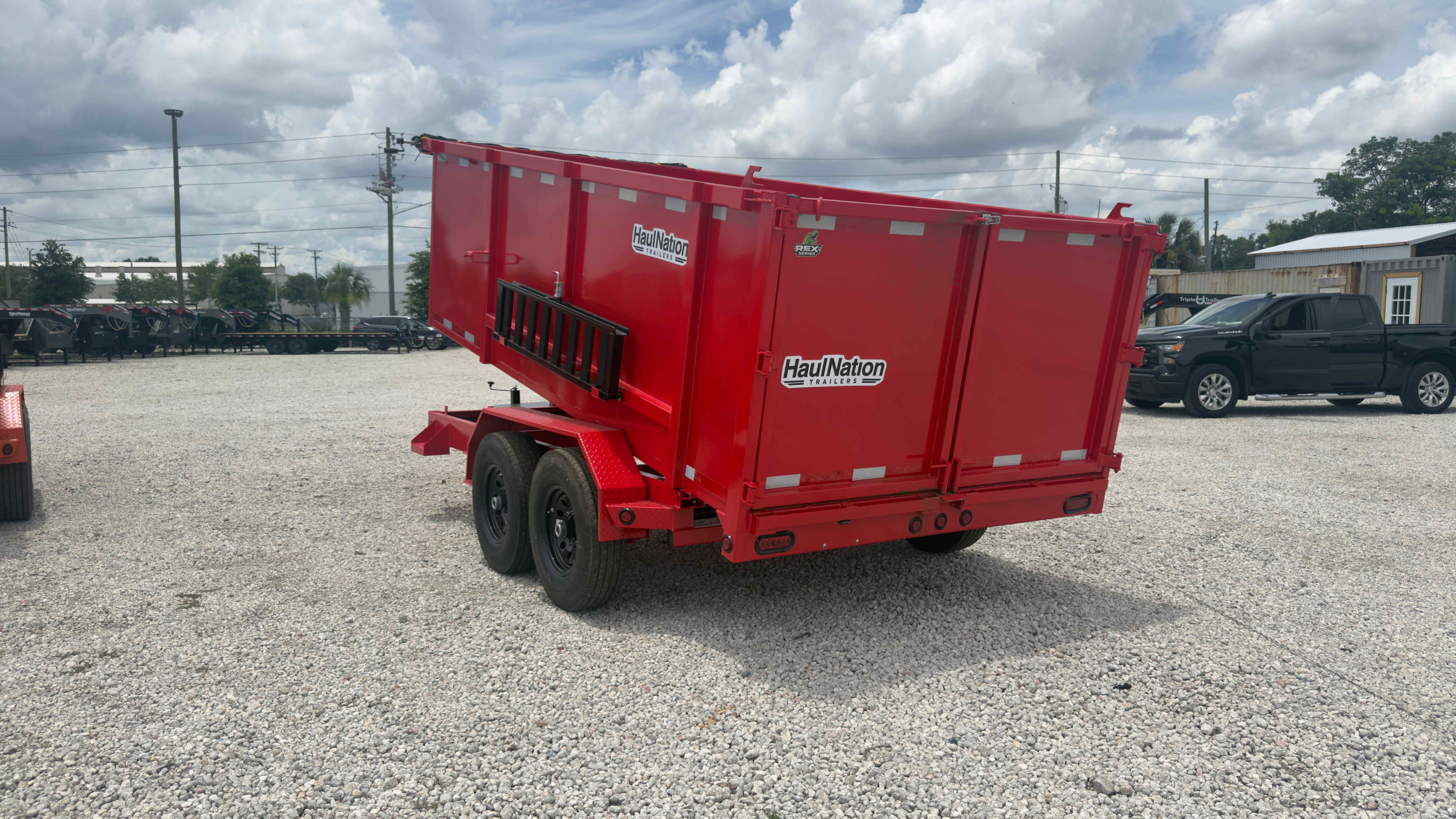 New 7×14 Steel Pines Cargo, LLC Dump Trailer