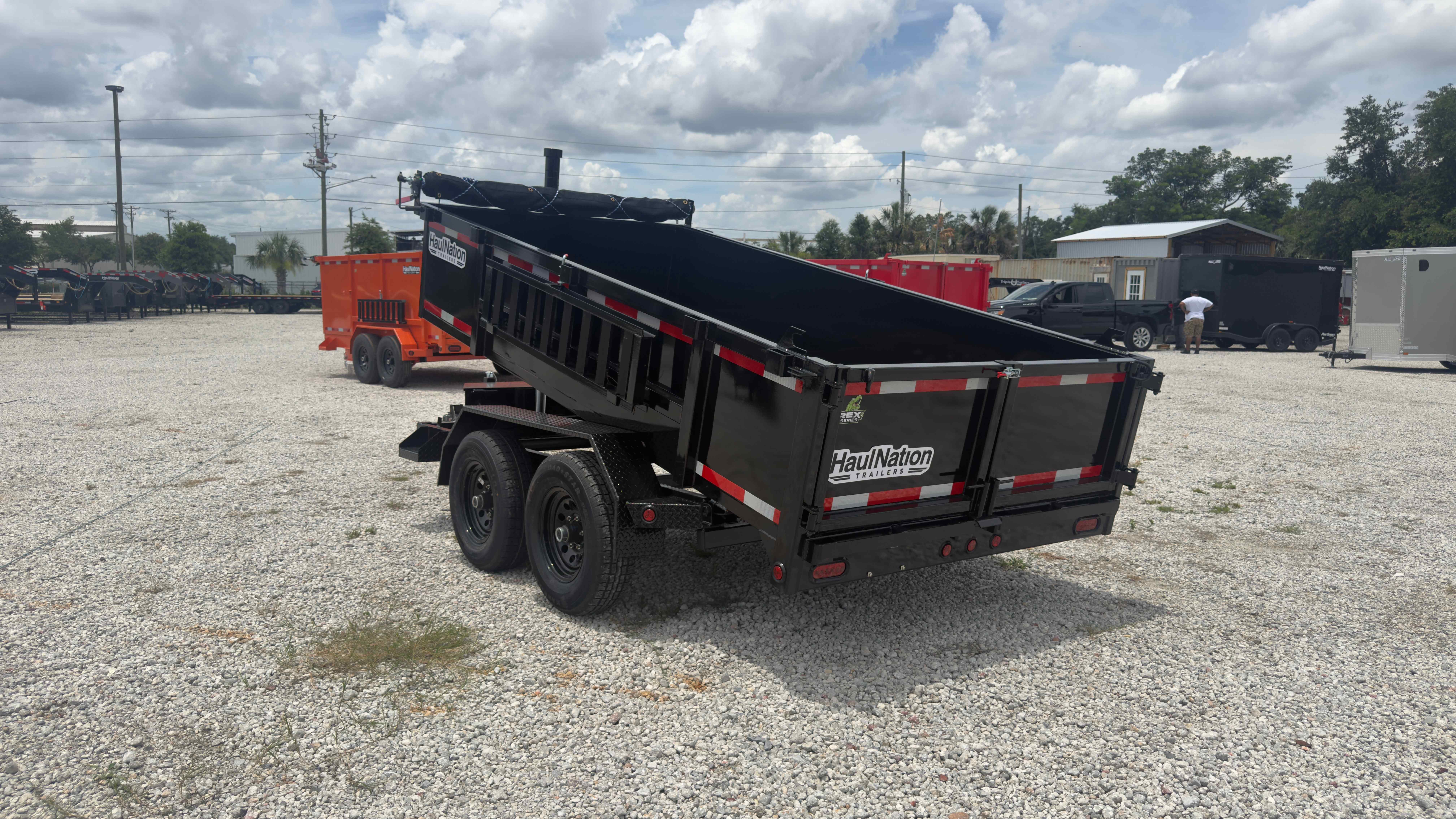 New 6×12 Steel Pines Cargo, LLC Dump Trailer