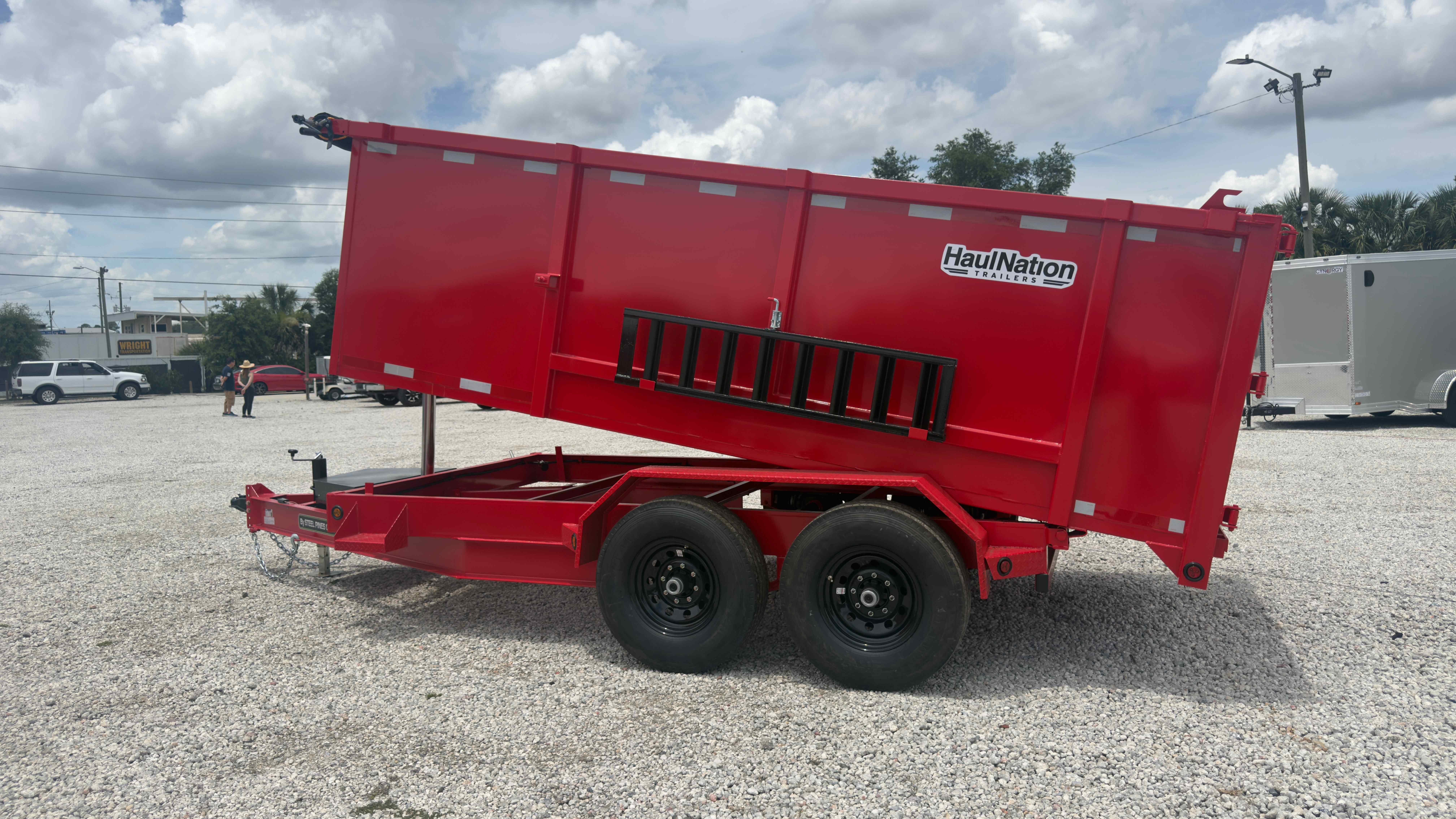 New 7×14 Steel Pines Cargo, LLC Dump Trailer