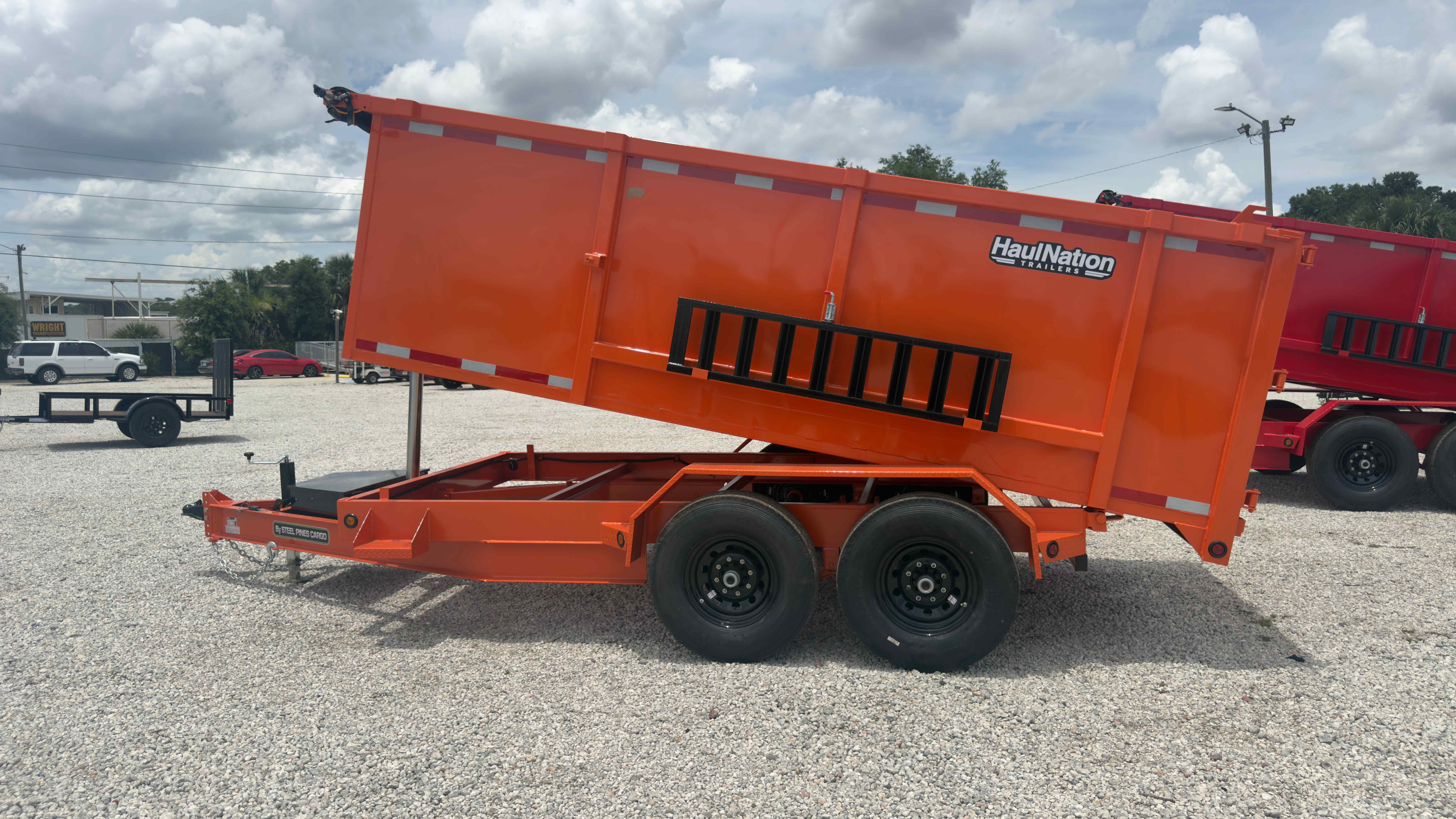 New 7×14 Steel Pines Cargo, LLC Dump Trailer