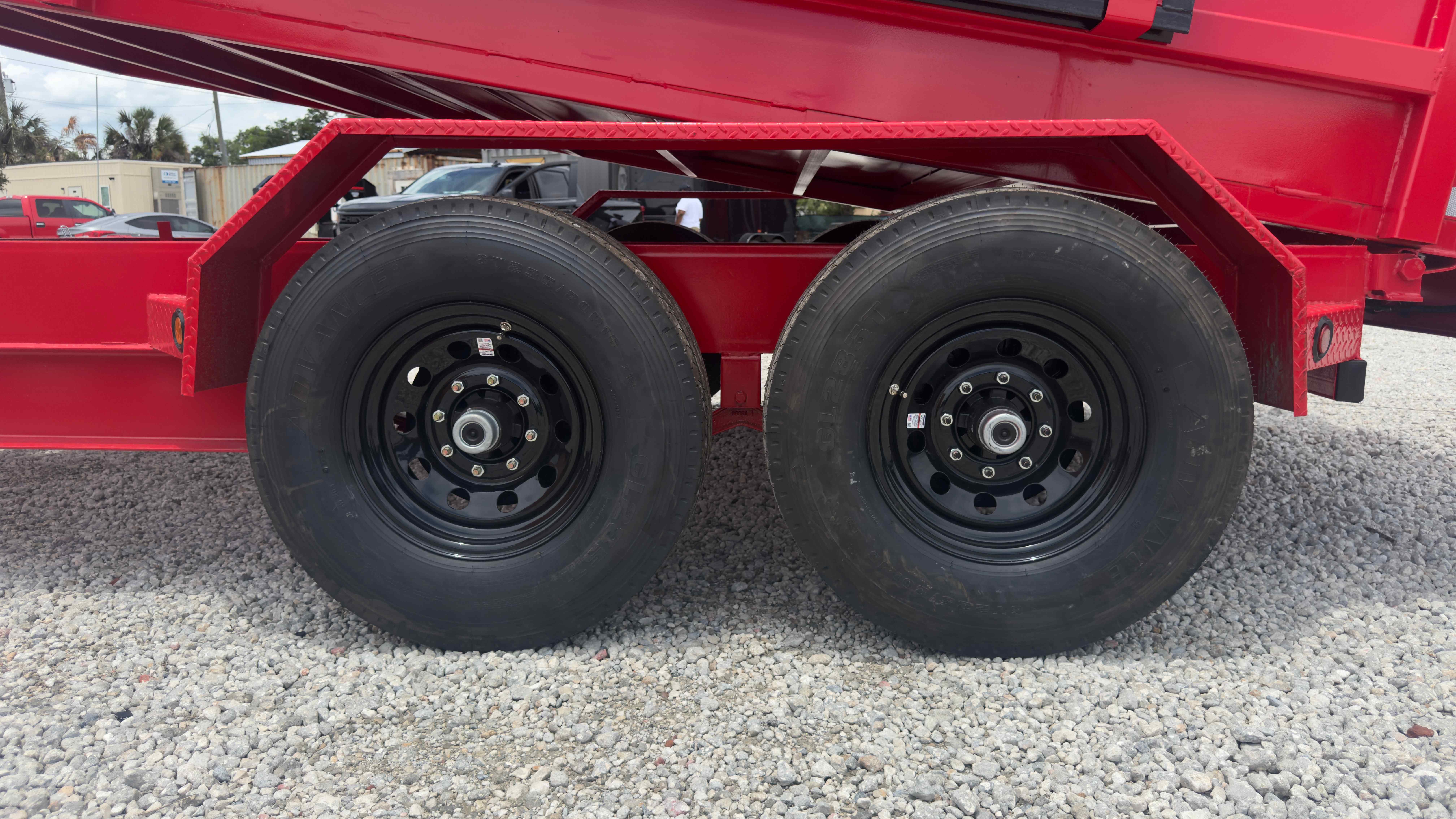 New 7×14 Steel Pines Cargo, LLC Dump Trailer