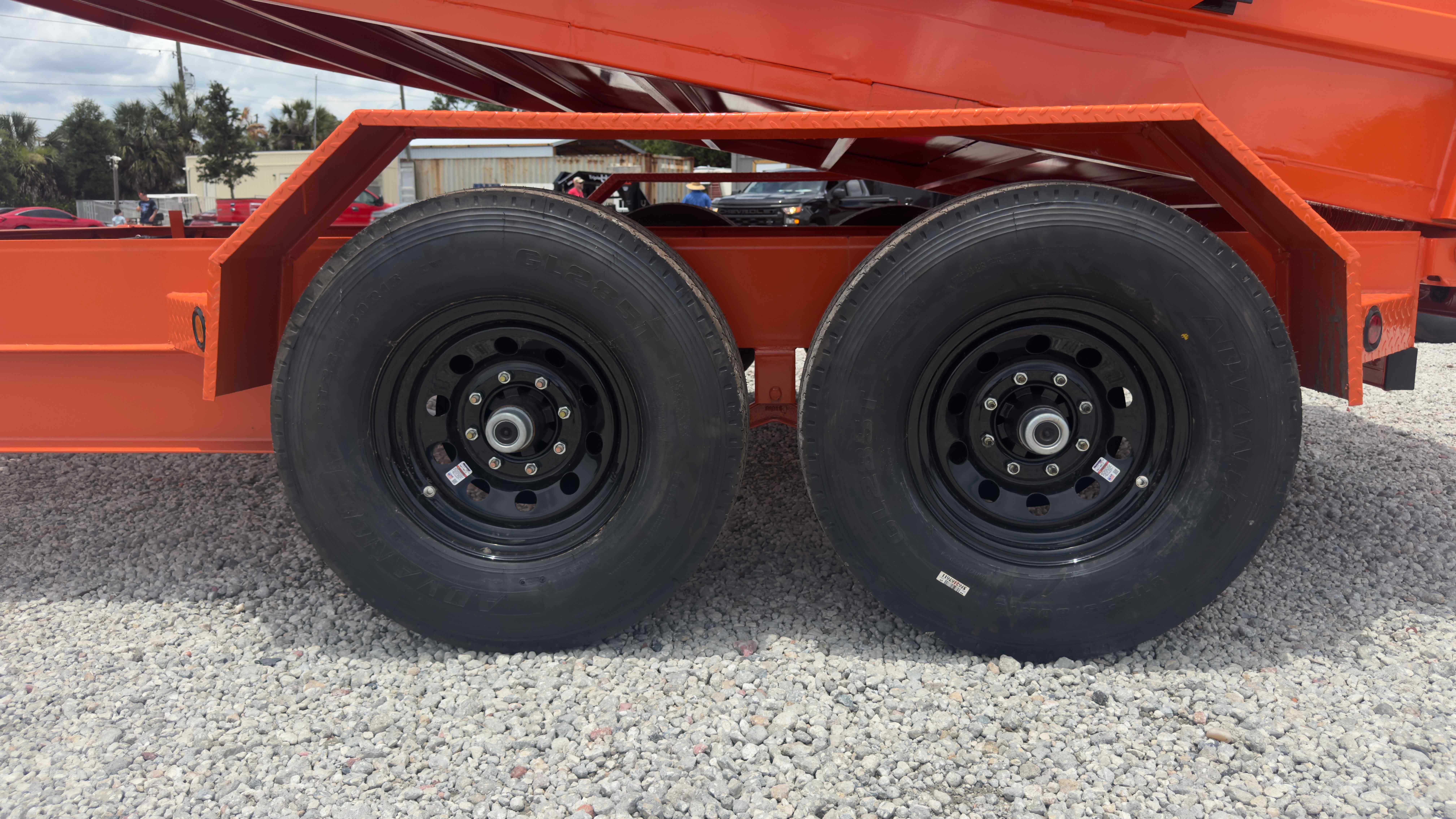 New 7×14 Steel Pines Cargo, LLC Dump Trailer