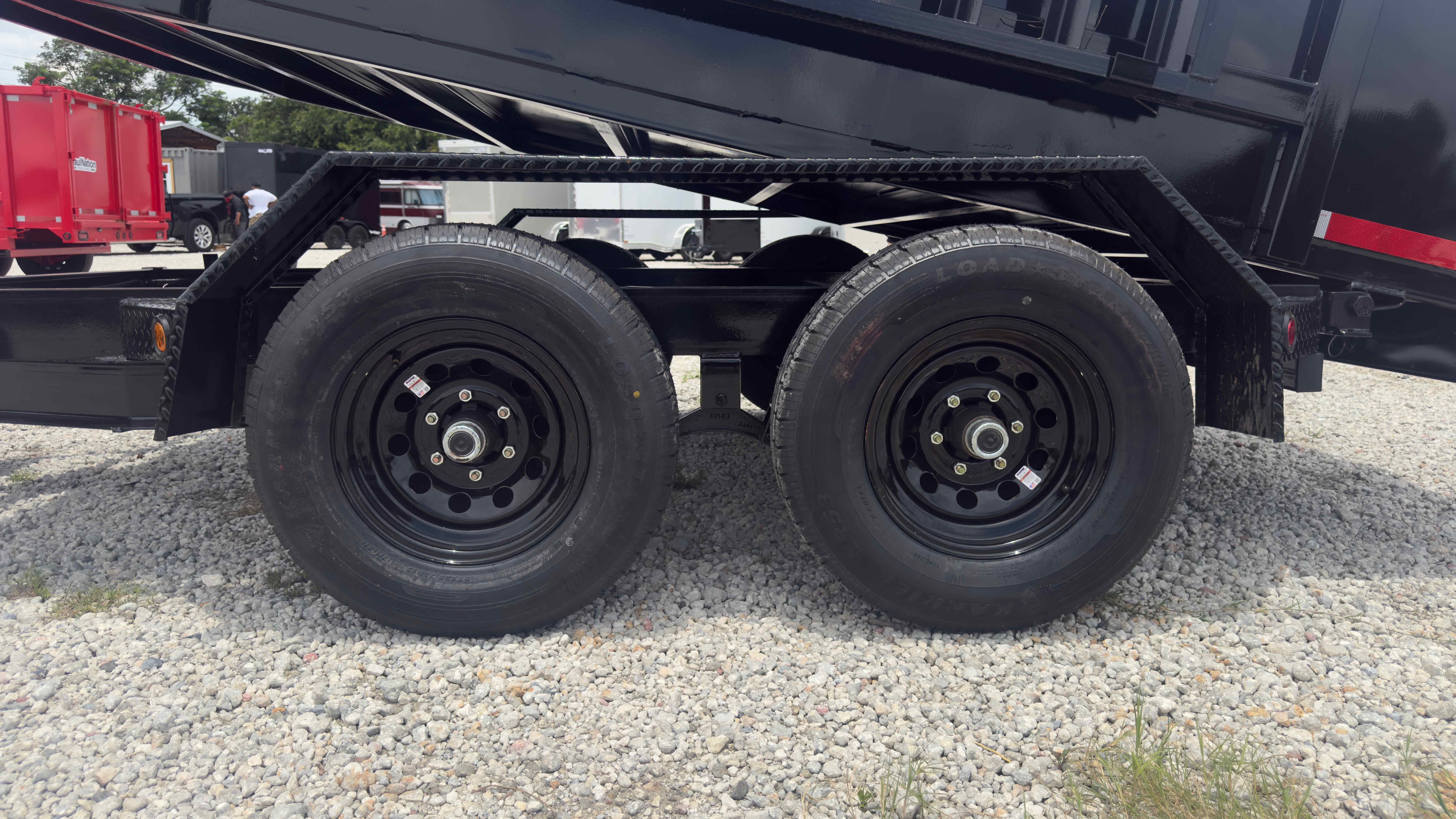 New 6×12 Steel Pines Cargo, LLC Dump Trailer