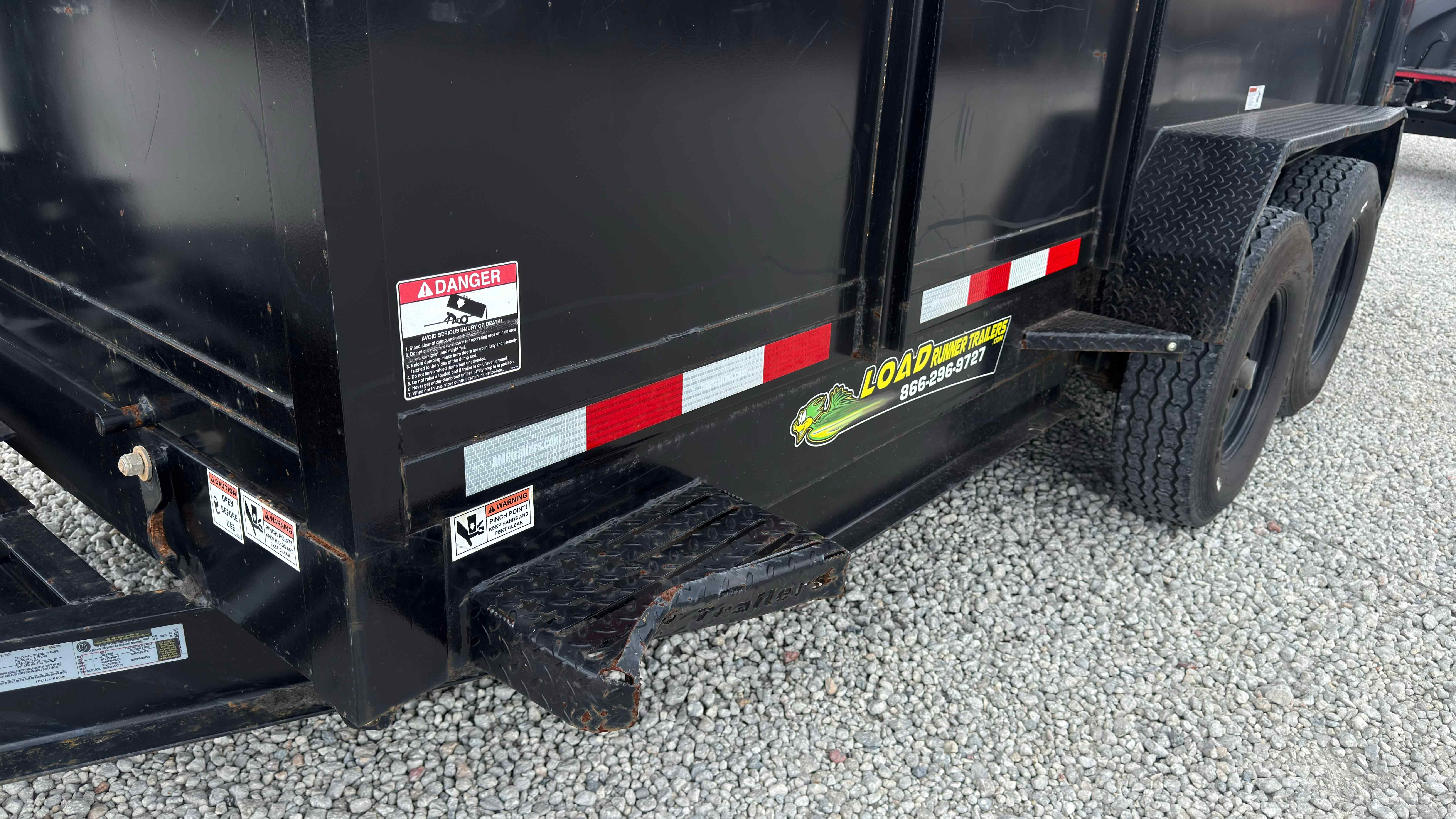 Used 7×14 AMP Dump Trailer
