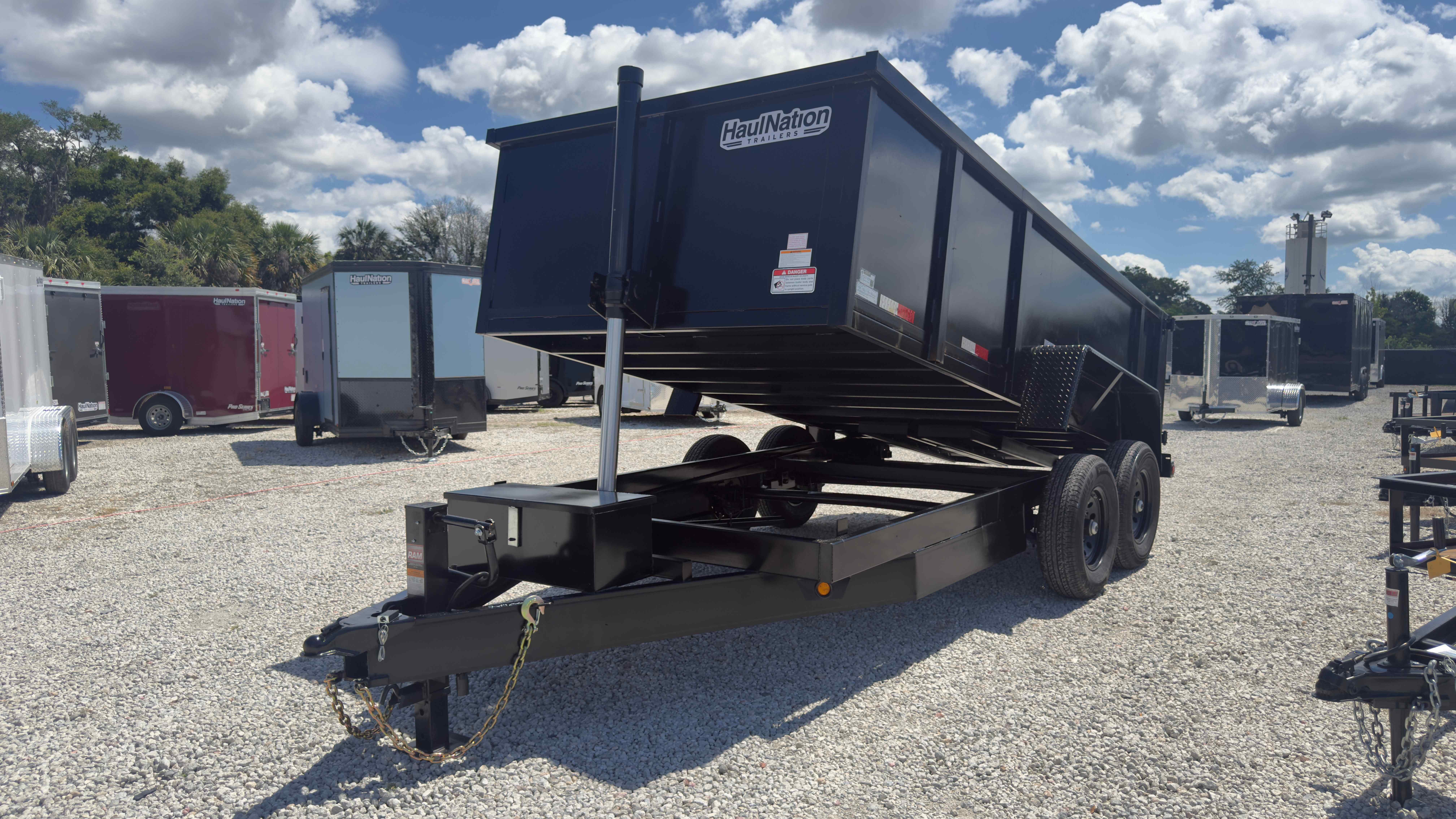 New 7×14 TAYLOR TRAILERS Dump Trailer