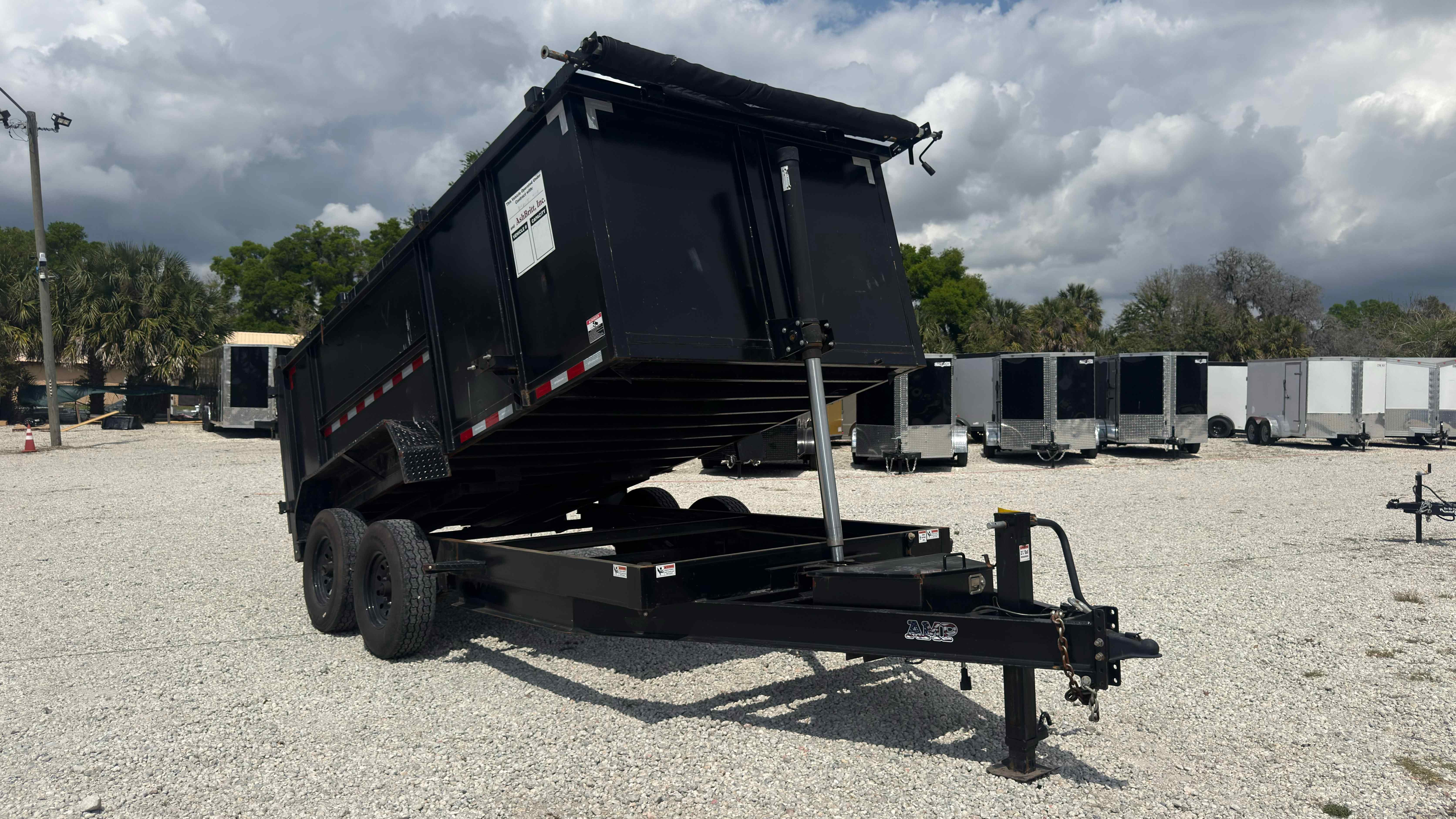 Used 7×14 AMP Dump Trailer