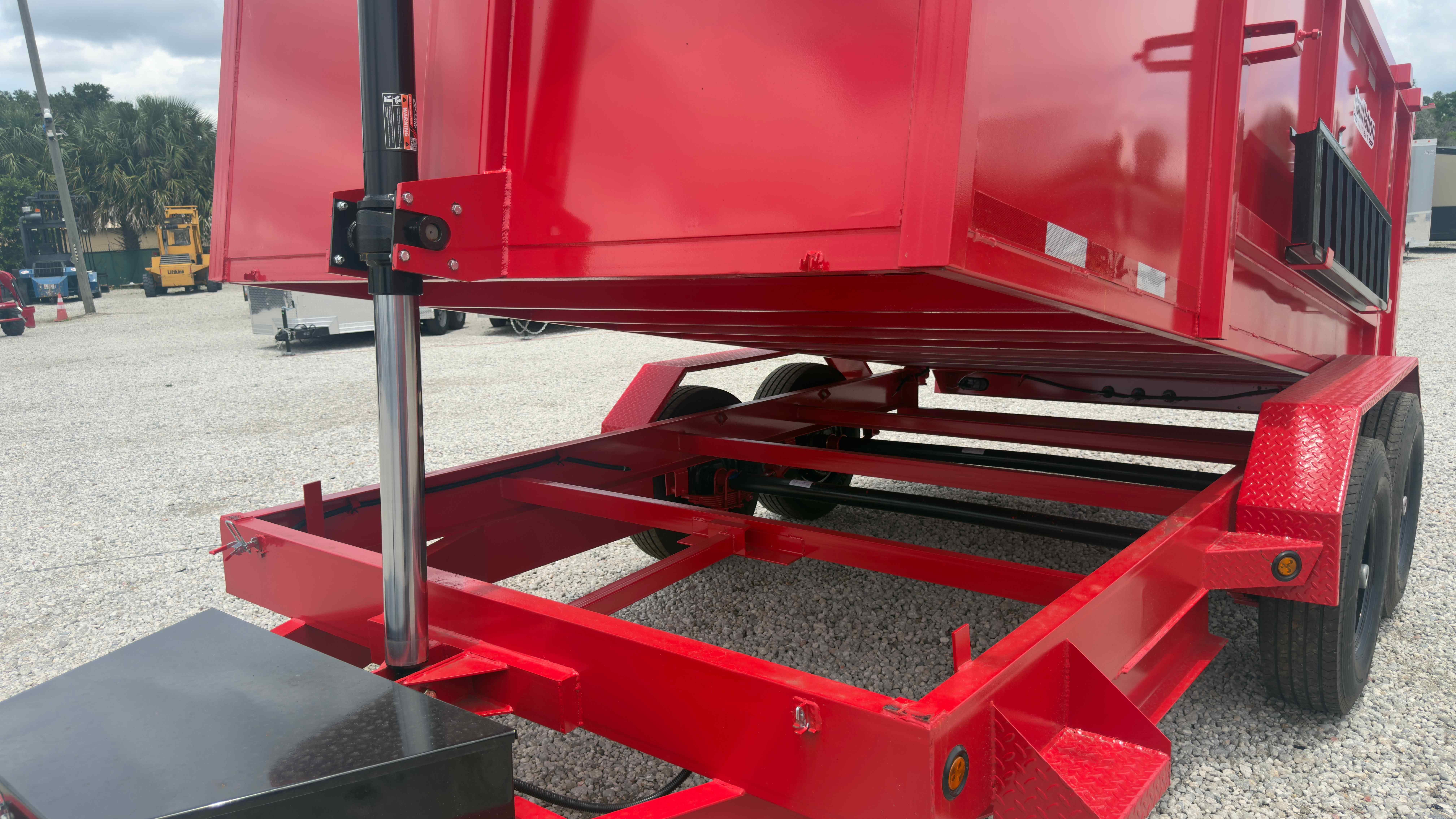 New 7×14 Steel Pines Cargo, LLC Dump Trailer