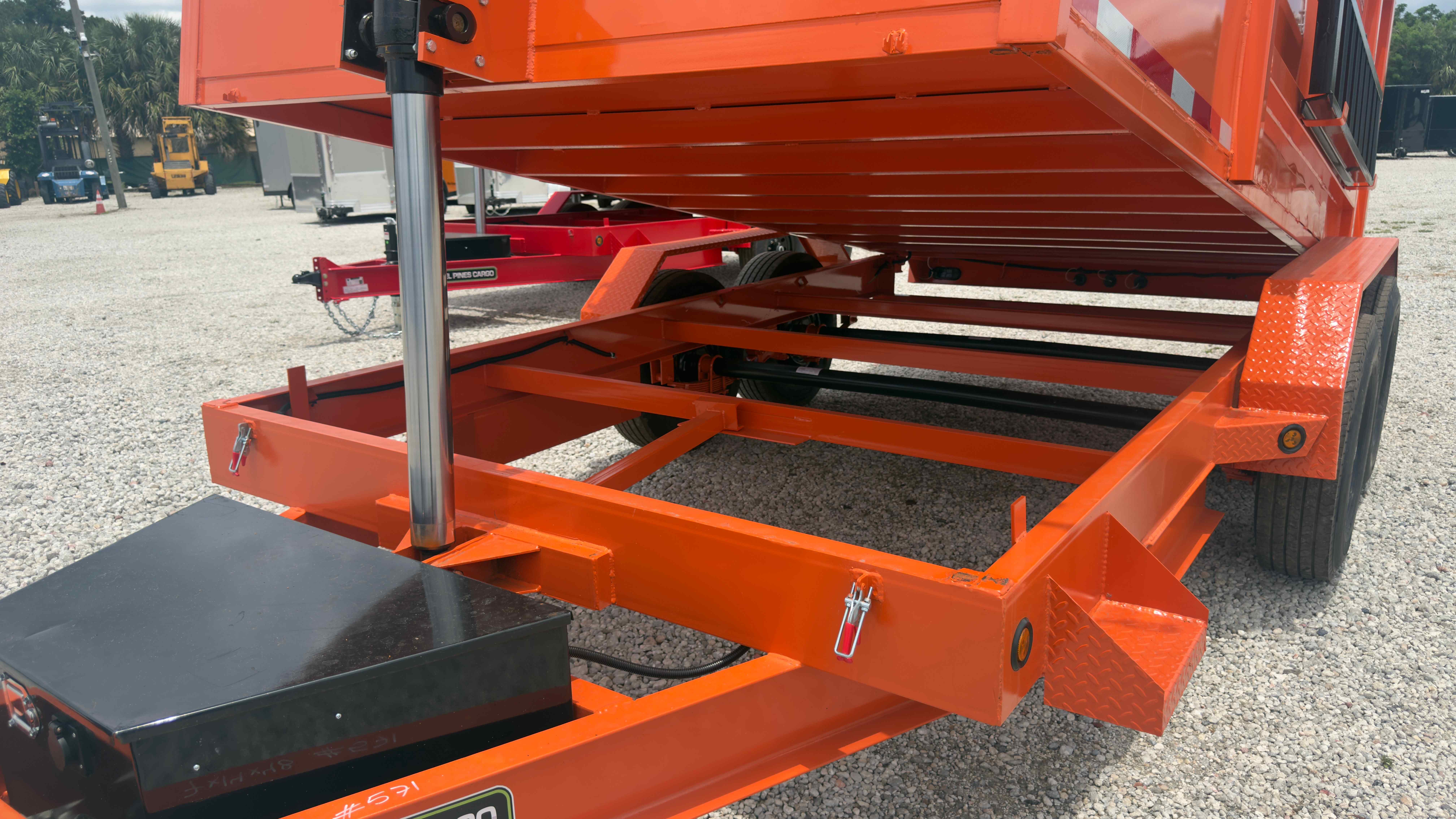 New 7×14 Steel Pines Cargo, LLC Dump Trailer