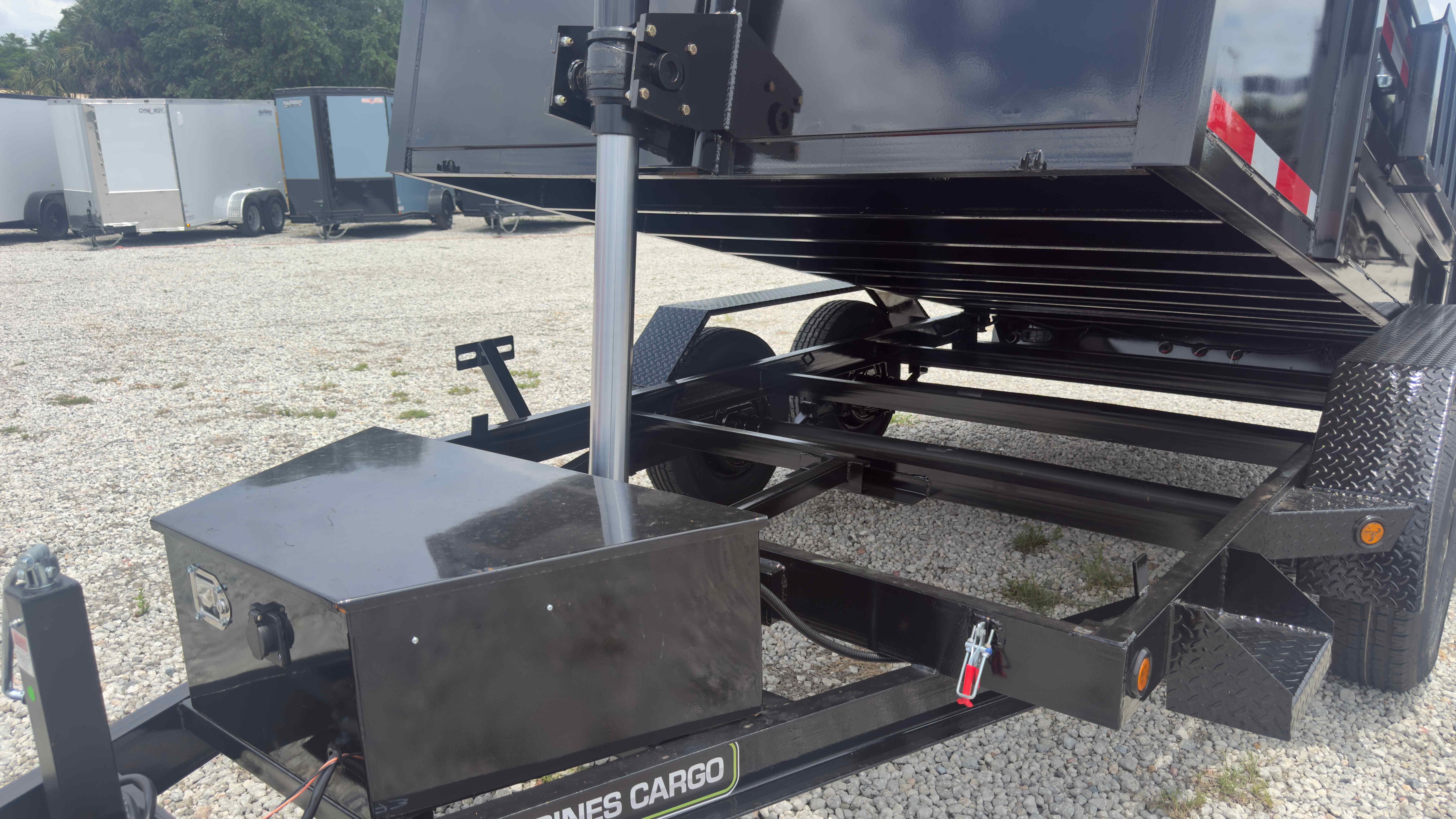 New 6×12 Steel Pines Cargo, LLC Dump Trailer