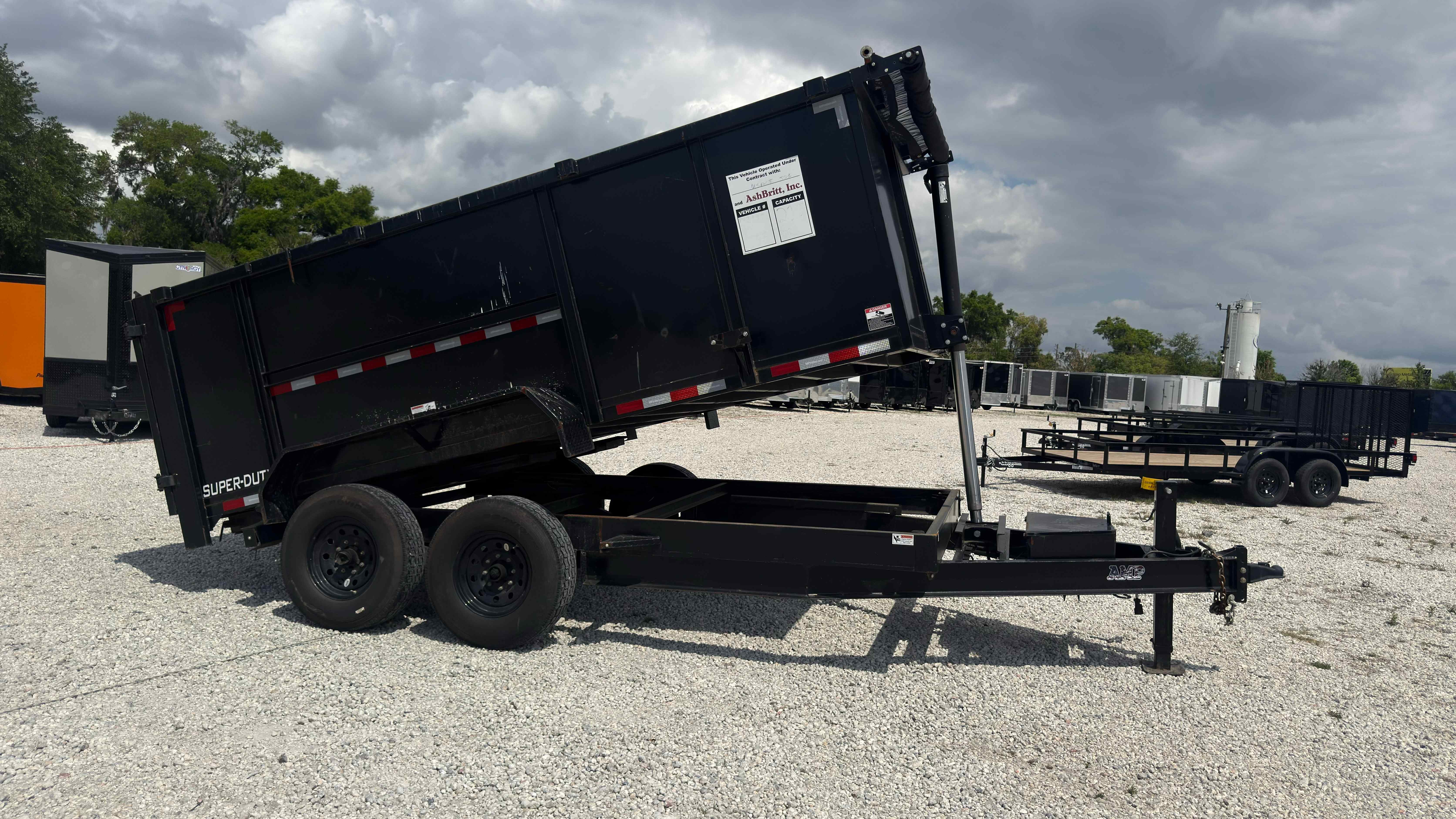 Used 7×14 AMP Dump Trailer
