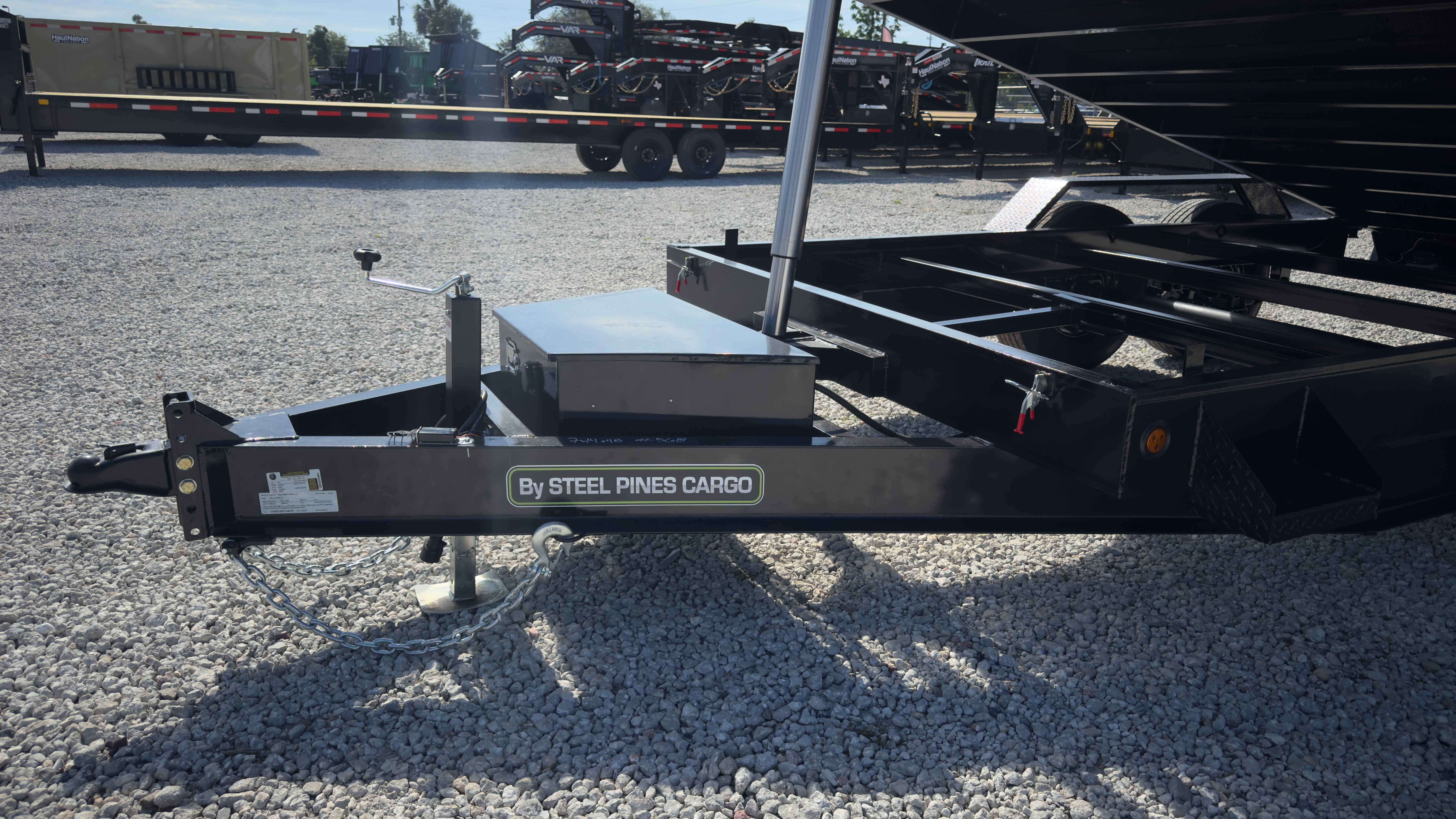 New 7×14 Steel Pines Cargo, LLC Dump Trailer