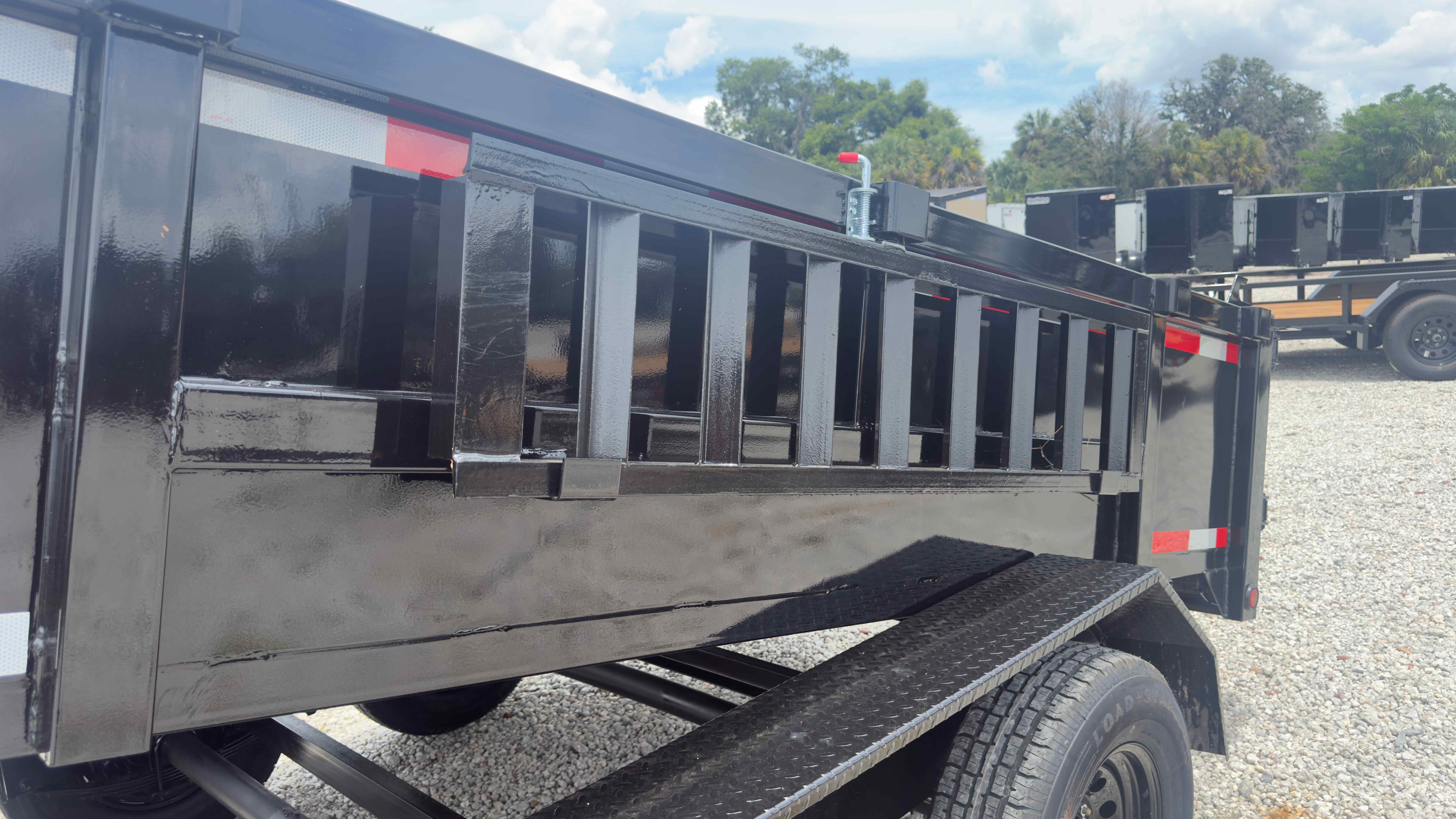 New 6×12 Steel Pines Cargo, LLC Dump Trailer