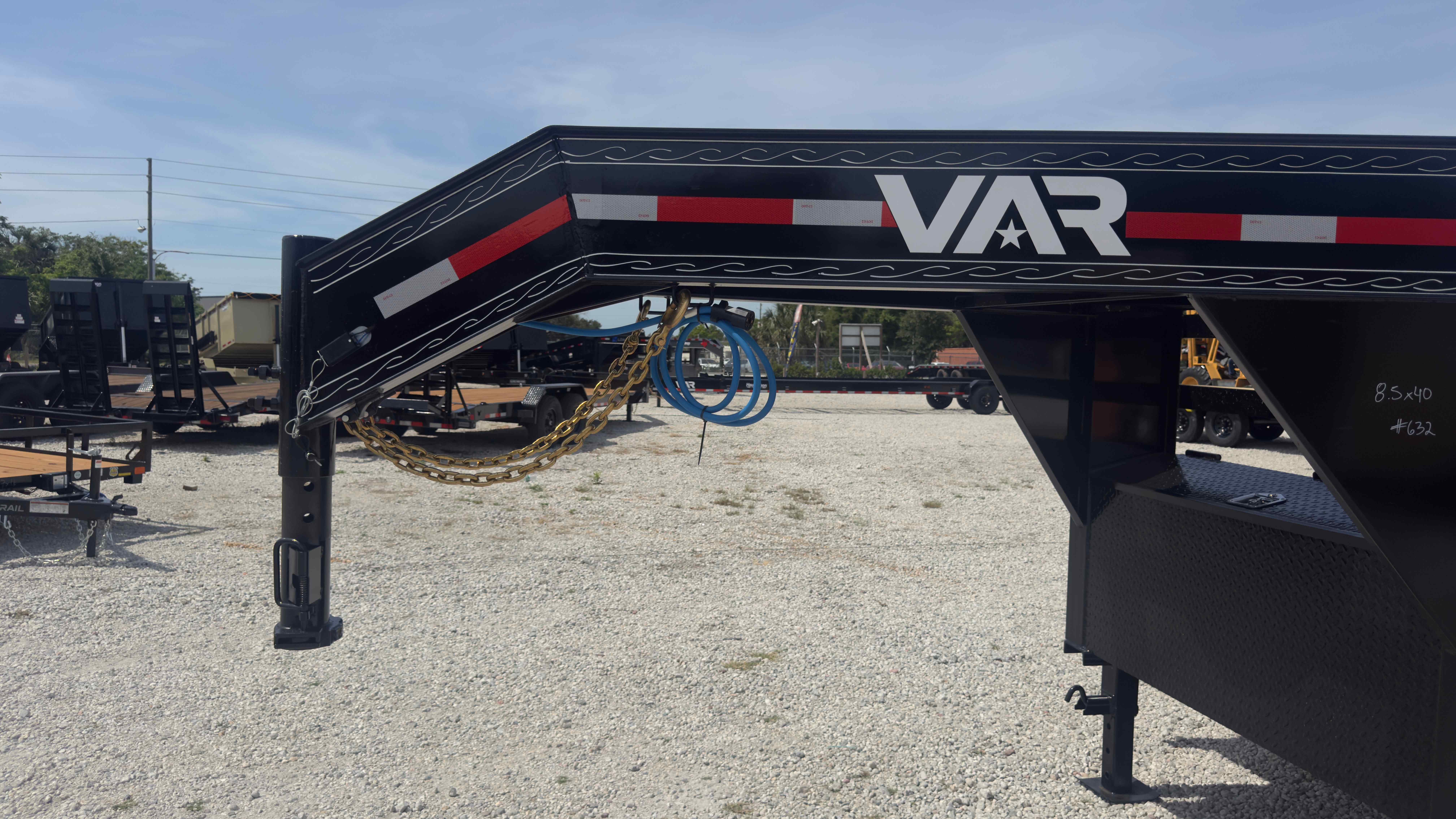 New 8.5×40 VAR TRAILERS LLC Flatbed Trailer