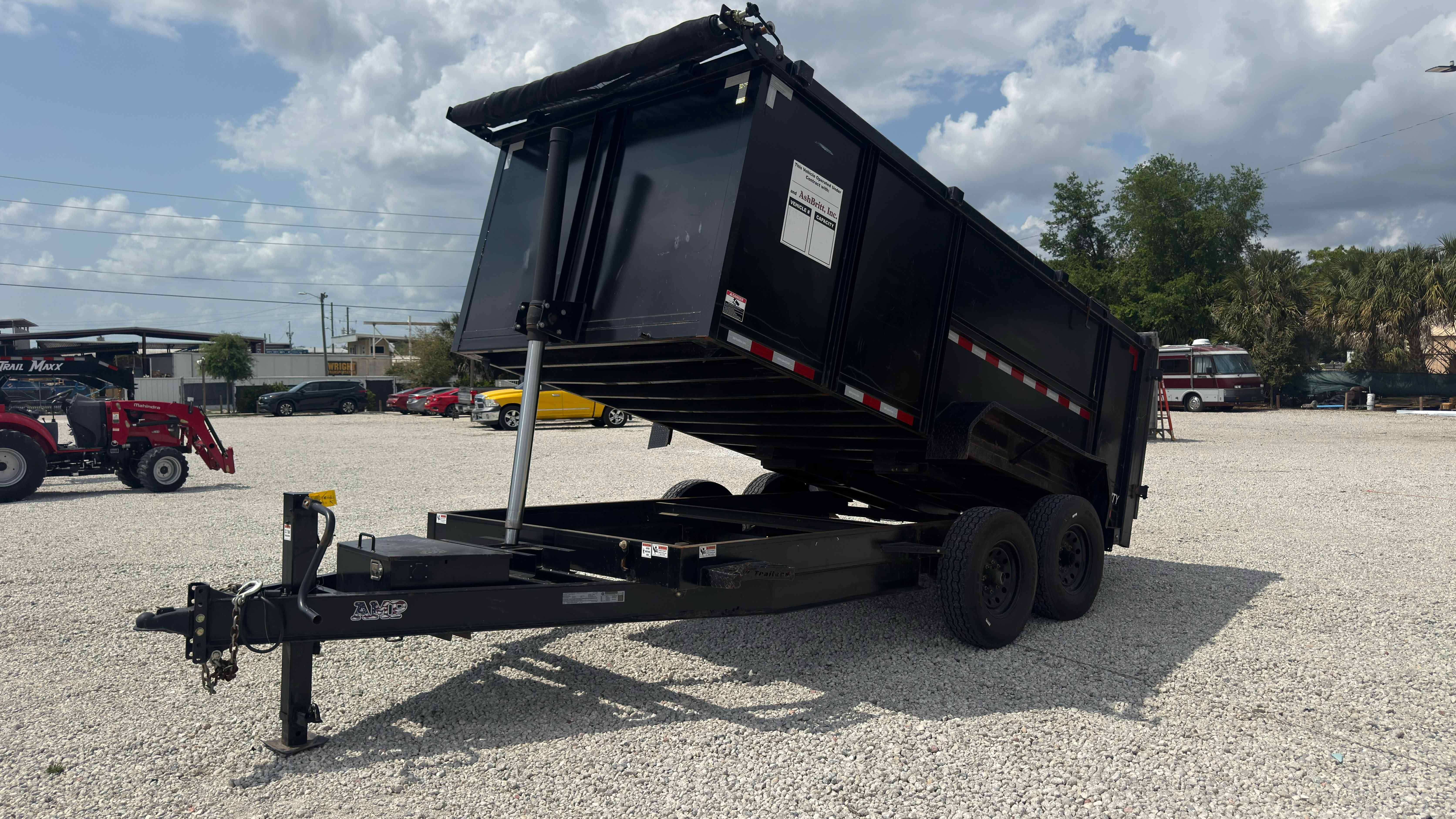 Used 7×14 AMP Dump Trailer