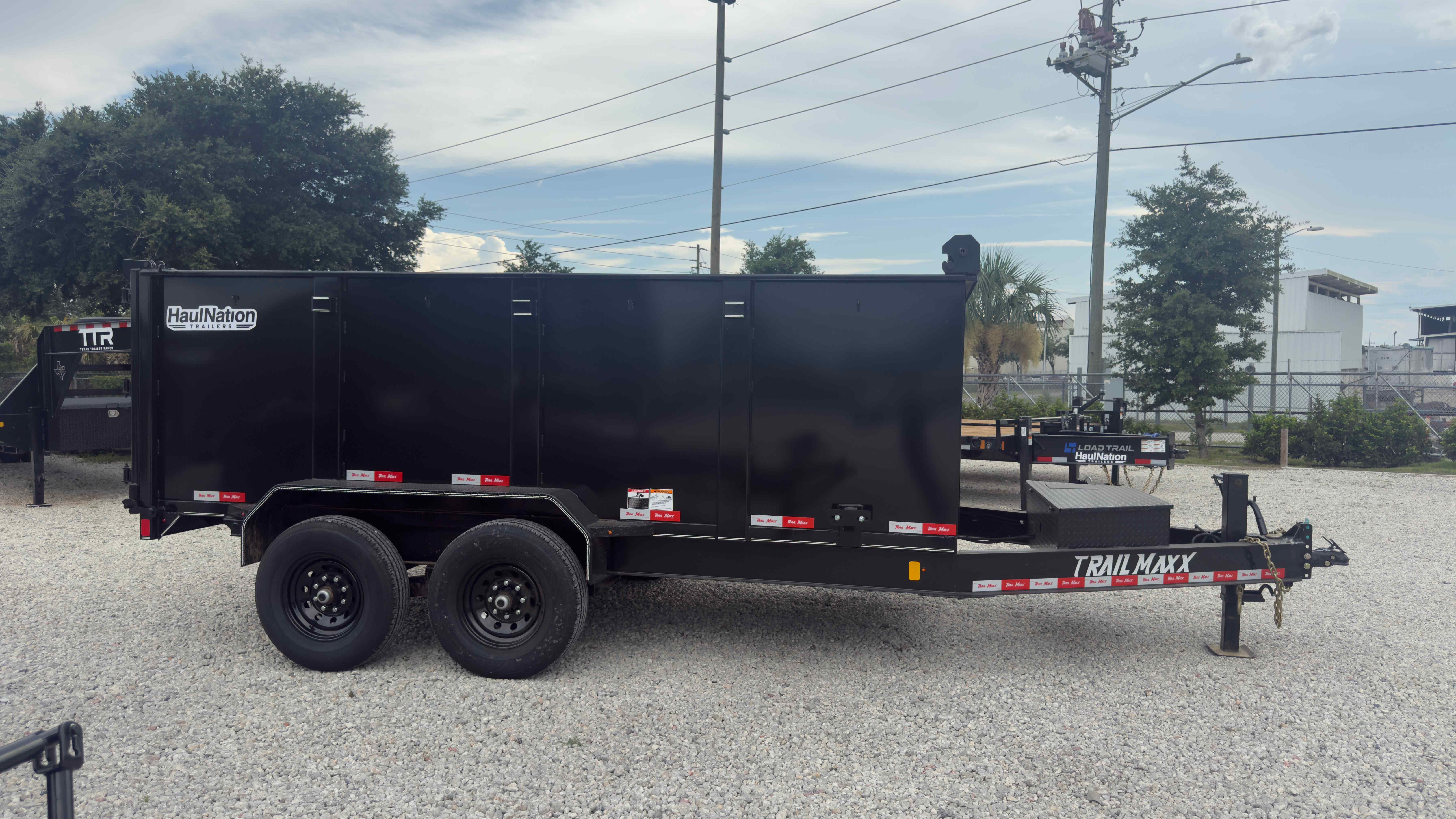 New 7×14 TrailMaxx Dump Trailer