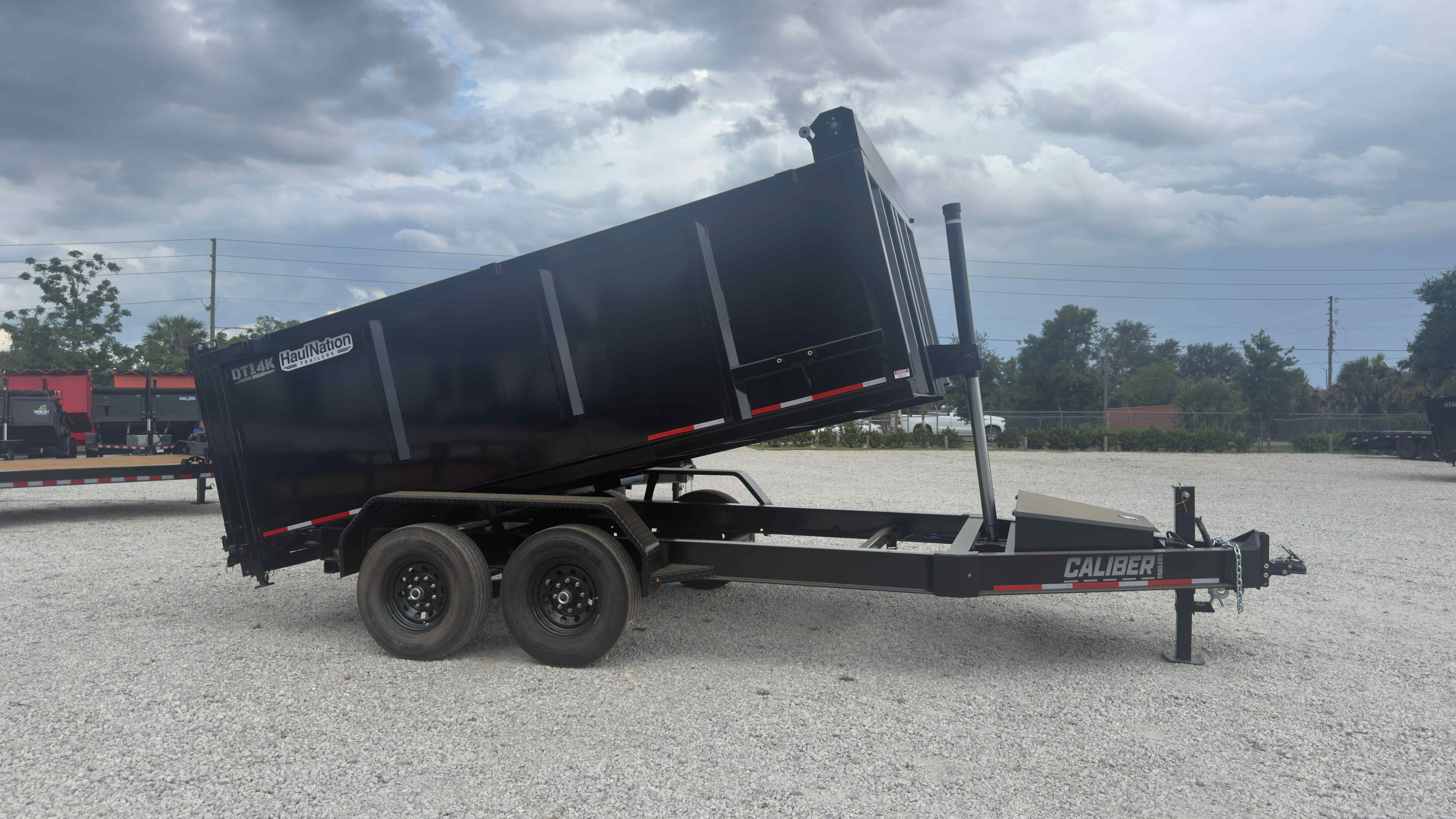 New 7×14 CALIBER Dump Trailer