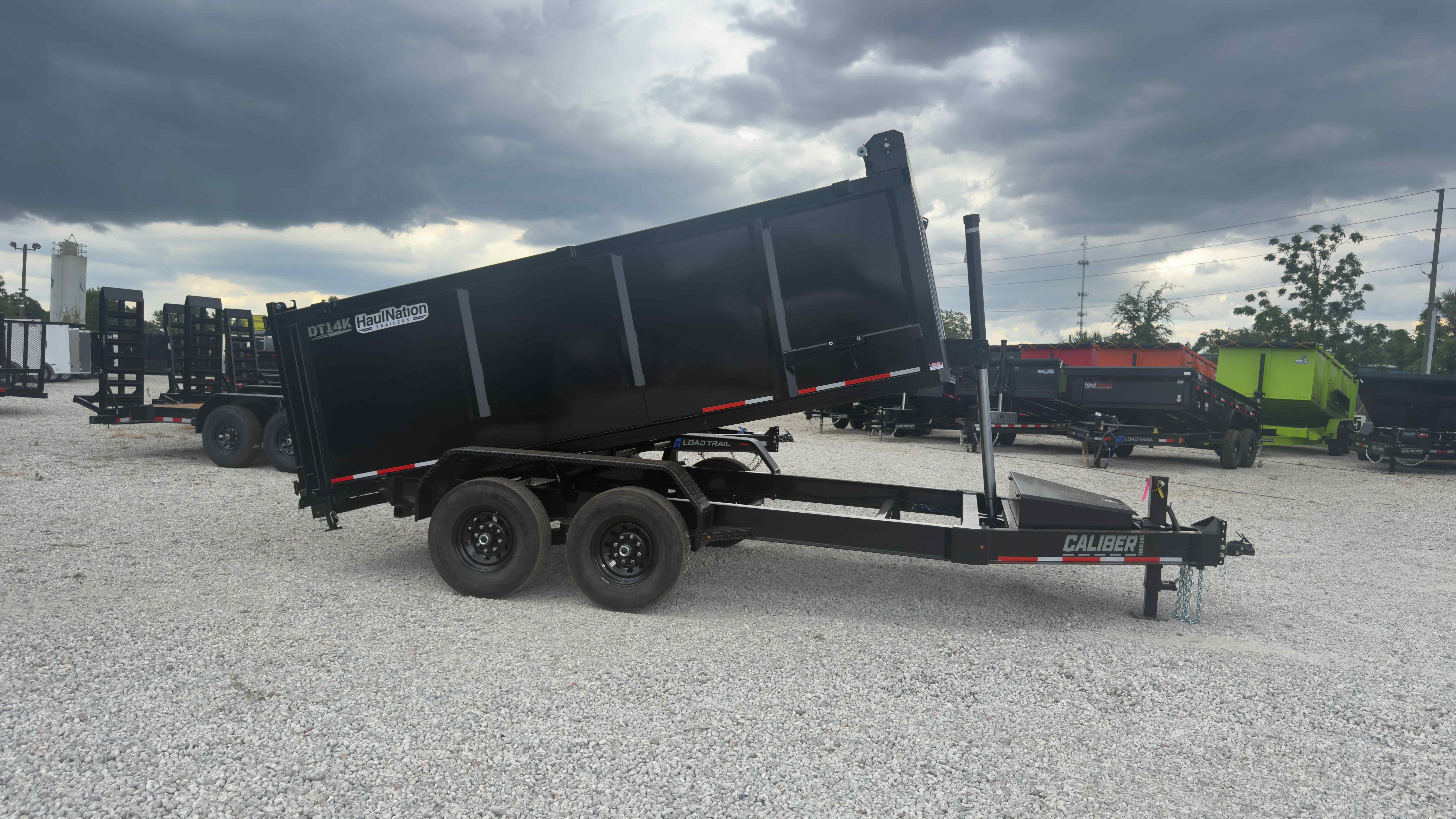 New 7×14 CALIBER Dump Trailer
