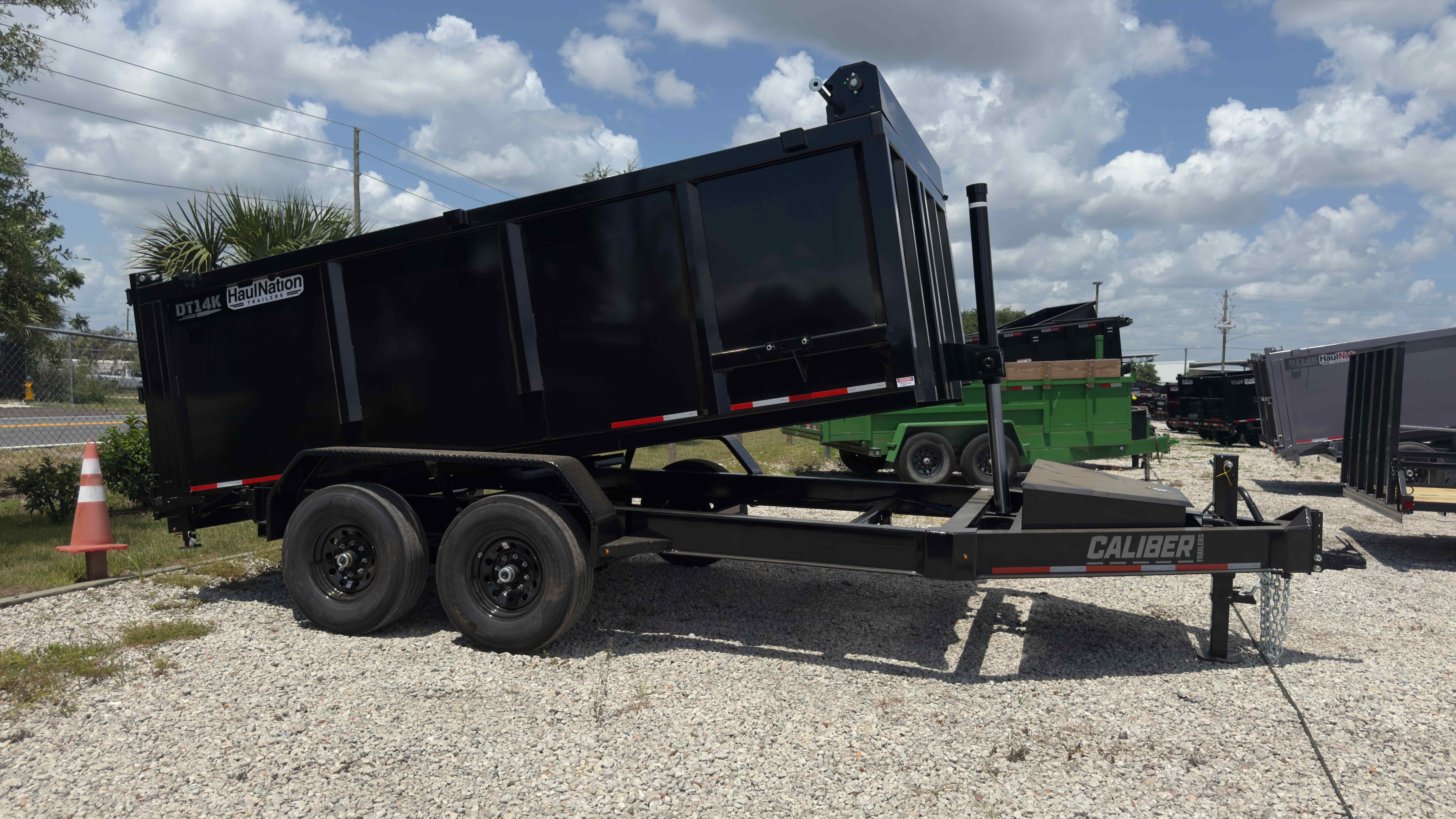 New 7×14 CALIBER Dump Trailer