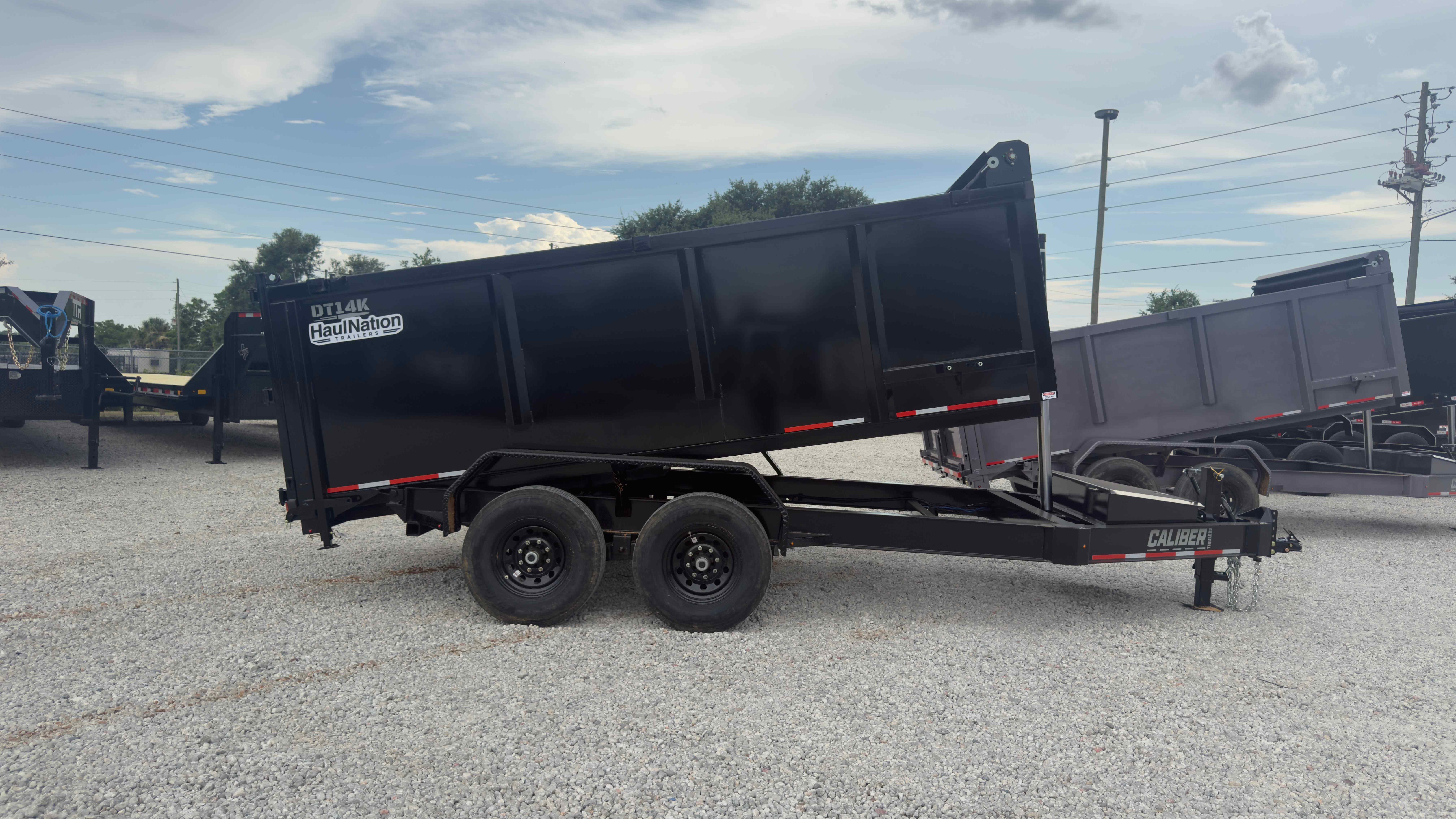 New 7×14 Caliber Dump Trailer