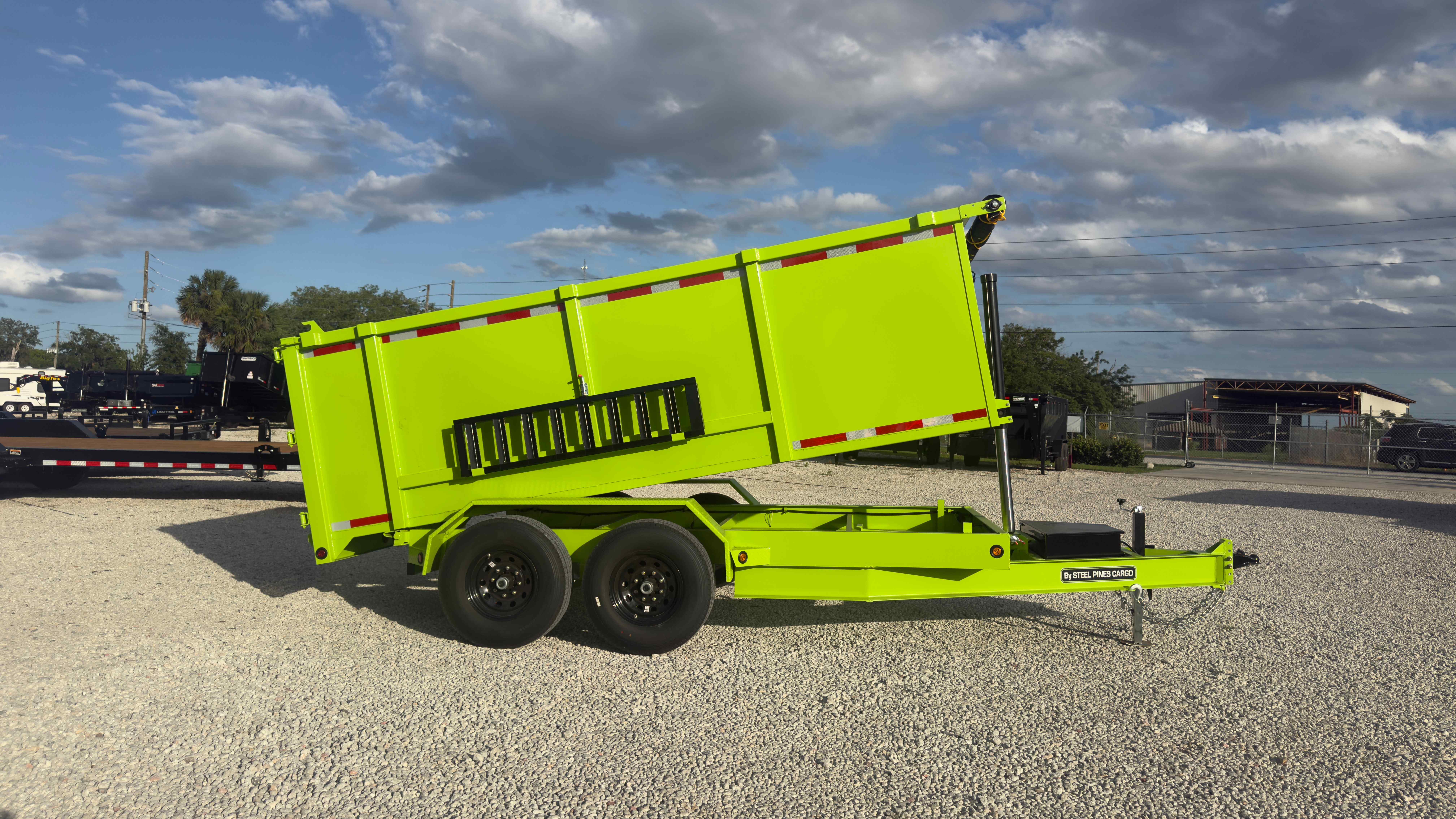 New 7×14 Steel Pines Cargo, LLC Dump Trailer