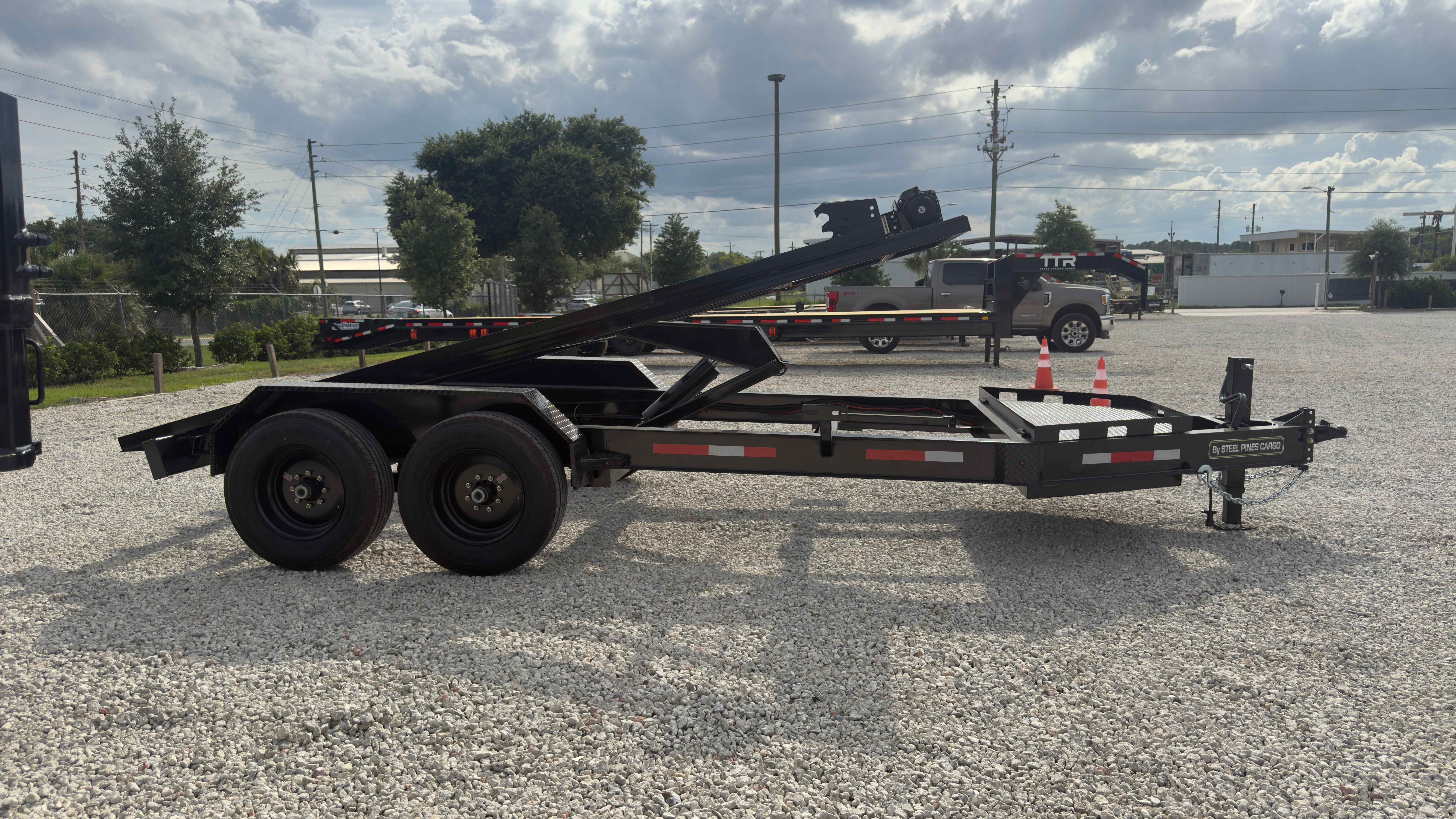 New 7×14 Steel Pines Cargo, LLC Roll Off Trailer