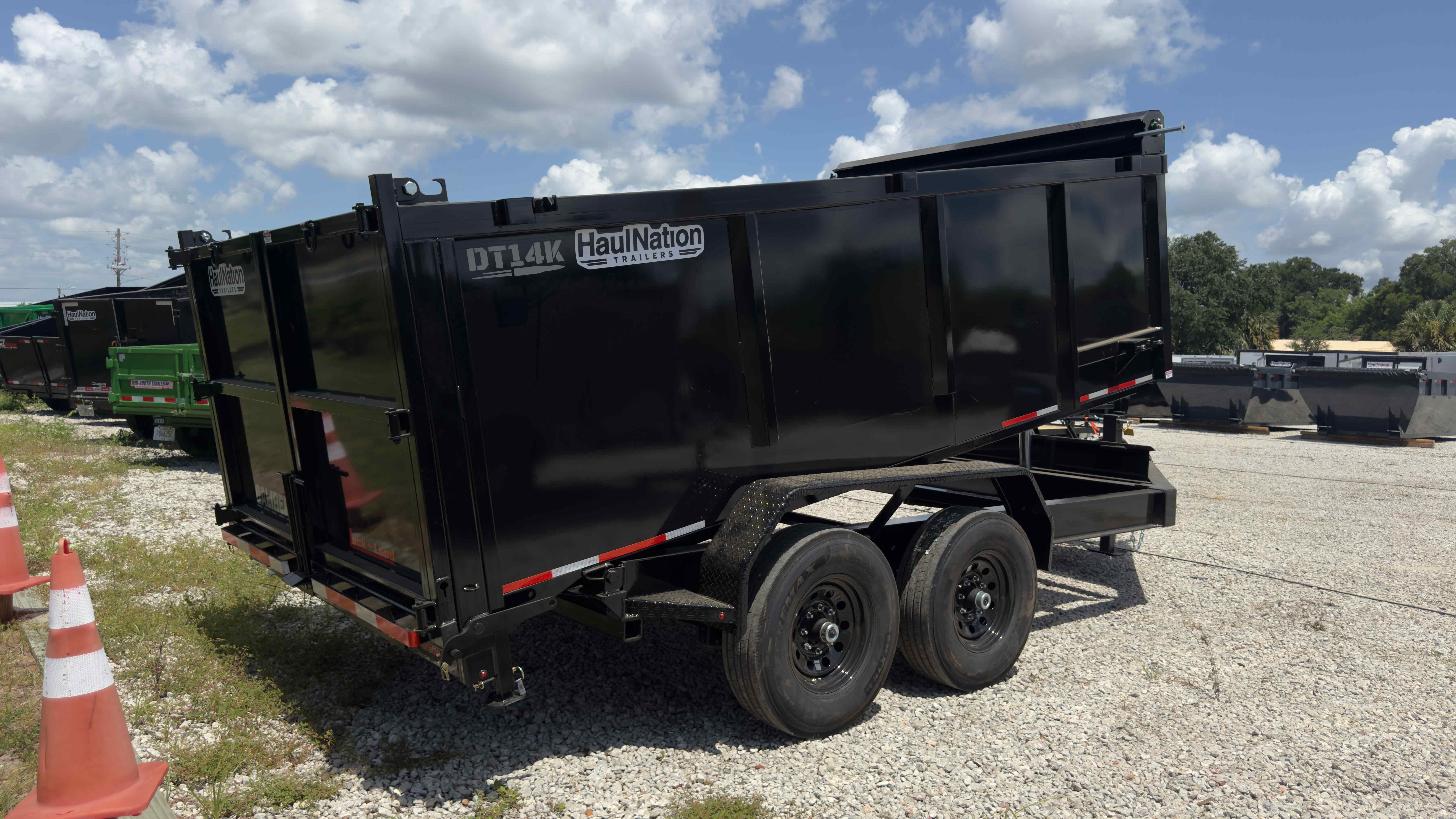 New 7×14 CALIBER Dump Trailer