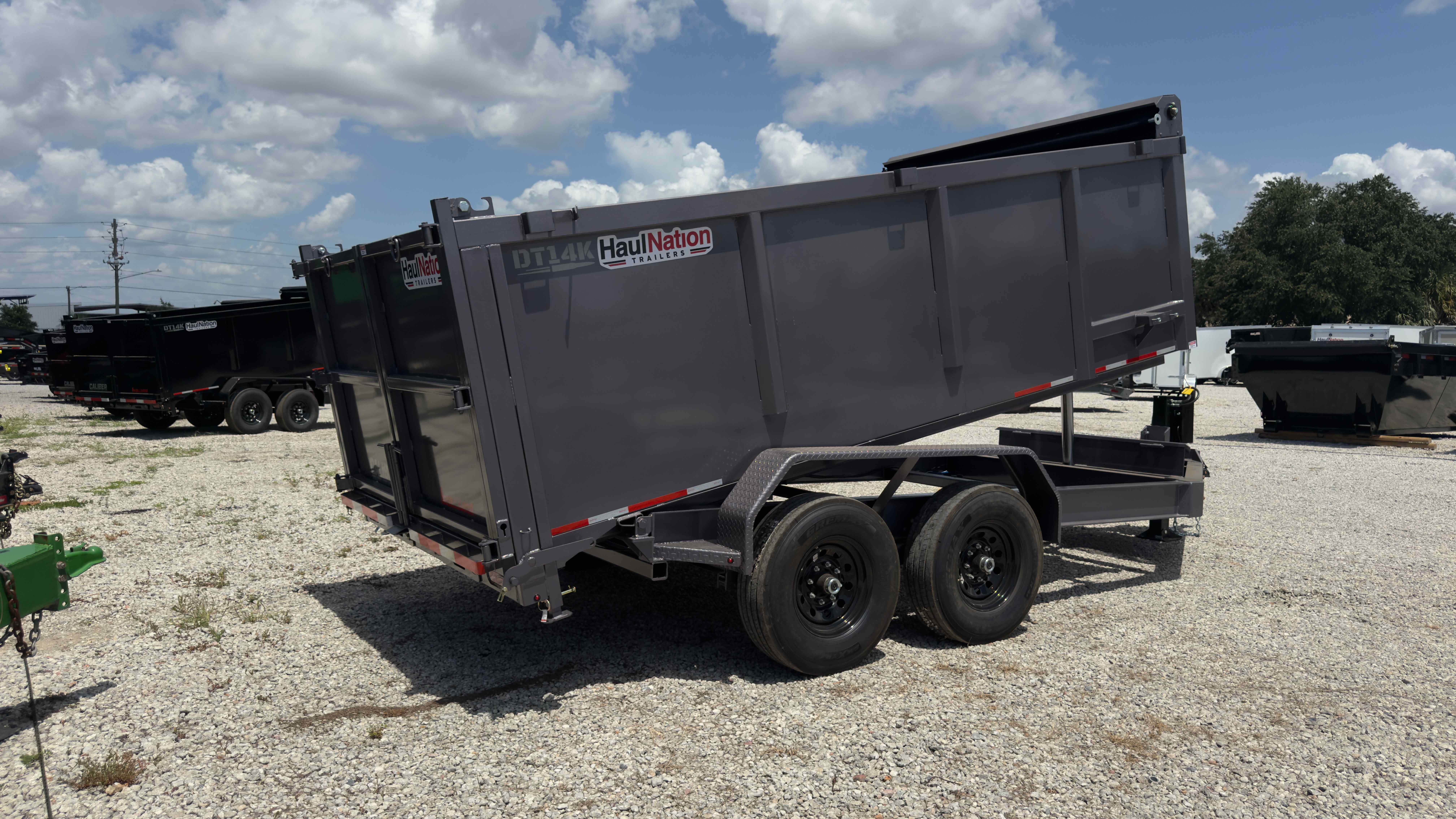 New 7×14 CALIBER Dump Trailer